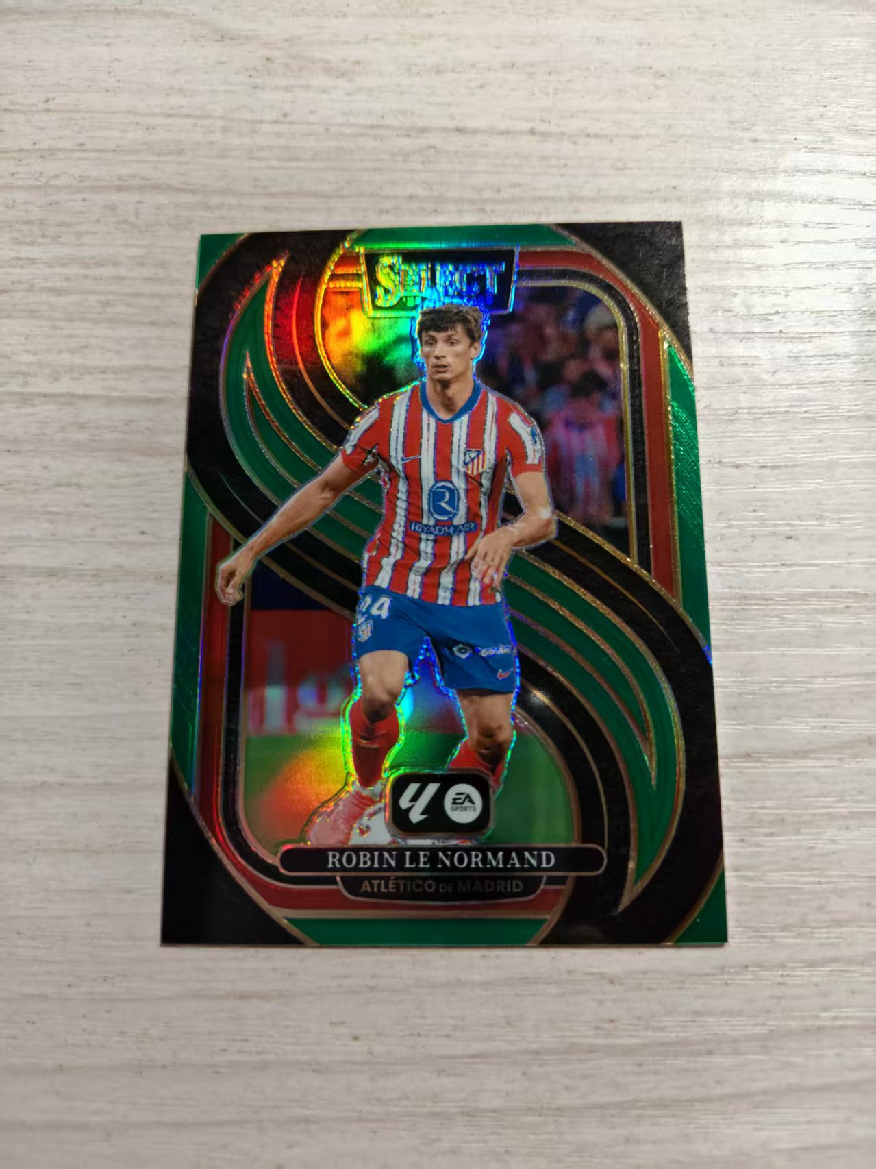 2024-25 Panini Select La Liga Robin Le Normand 【西北拍卖】帕尼尼西甲select 勒诺尔芒 4/5编绿折 超低编 西班牙 马竞 行