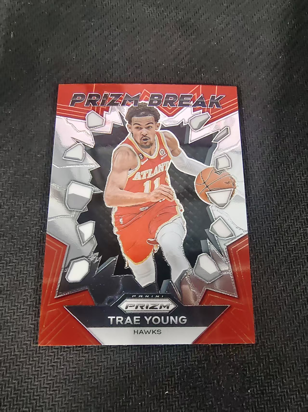 【可合并,不累计】2023-24 Panini Prizm Trae Young 特雷杨 吹杨 老鹰 break特卡 PZ 划痕 边角微瑕 介意勿拍 #10