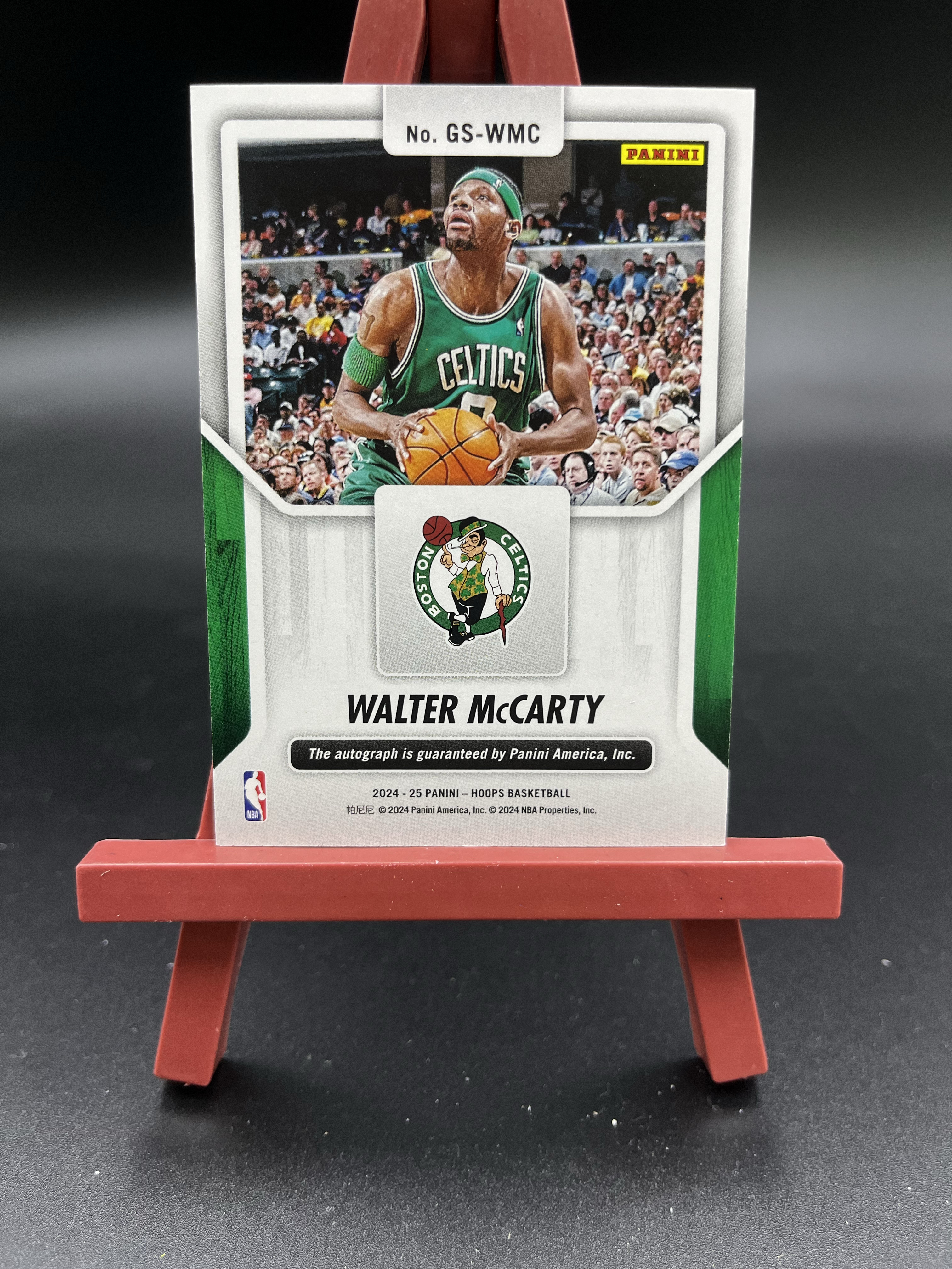 2024-25 panini hoops walter mccarty 凯尔特人 沃尔特 迈卡蒂 签字 卡品如图【优质签字专场】04WZ