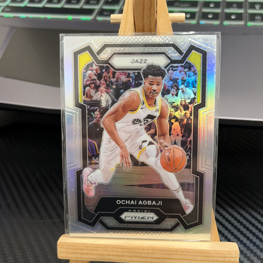 2023-24 Panini Prizm Ochai Agbaji 阿巴吉 爵士 银折 折射 prizm系列 pz 卡品如图 凑图必备 值得收藏!免费代卖!