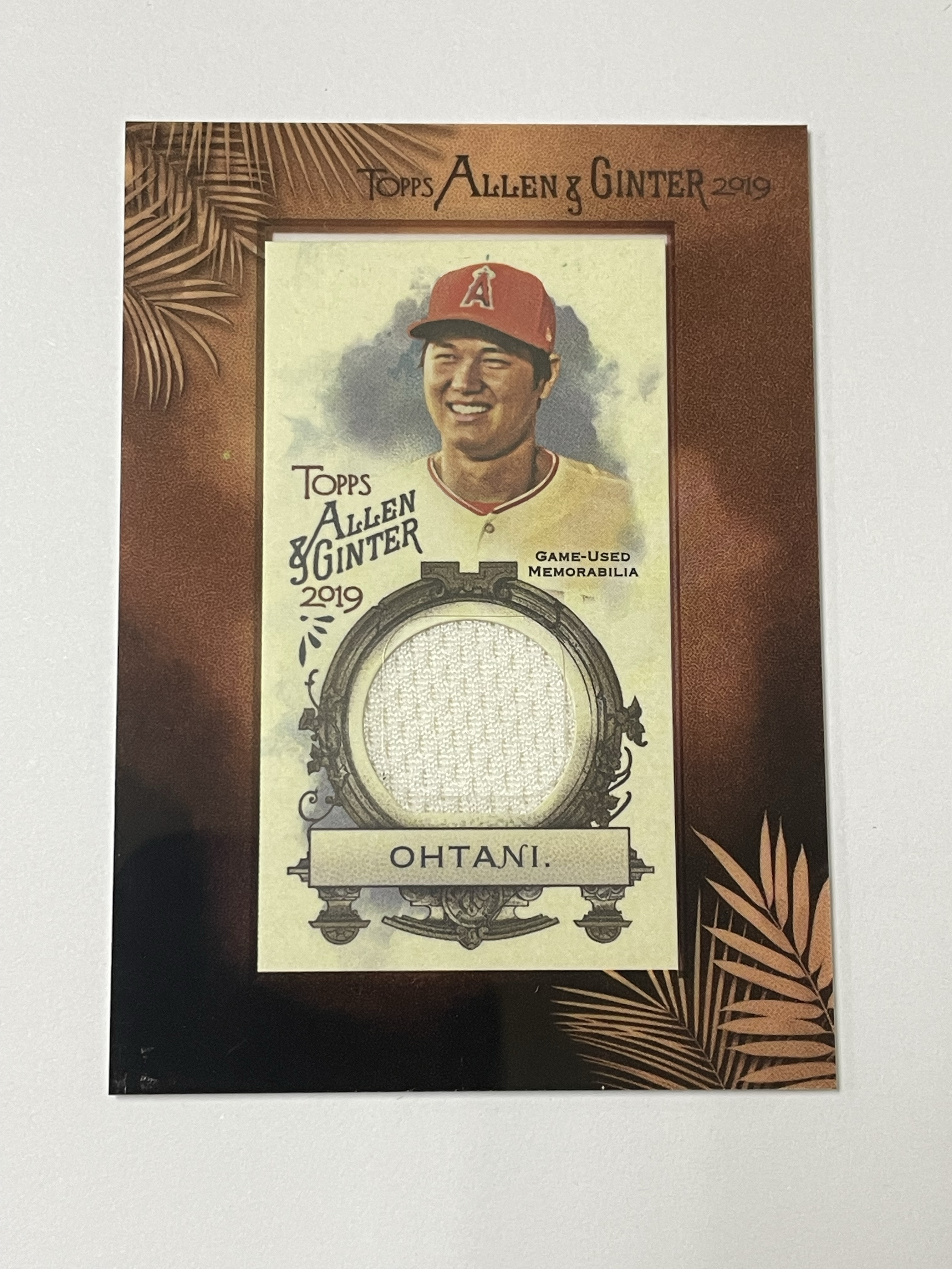2019 Topps Allen & Ginter Shohei Ohtani 洛杉矶天使 大谷翔平 新秀次年 GU球衣切割