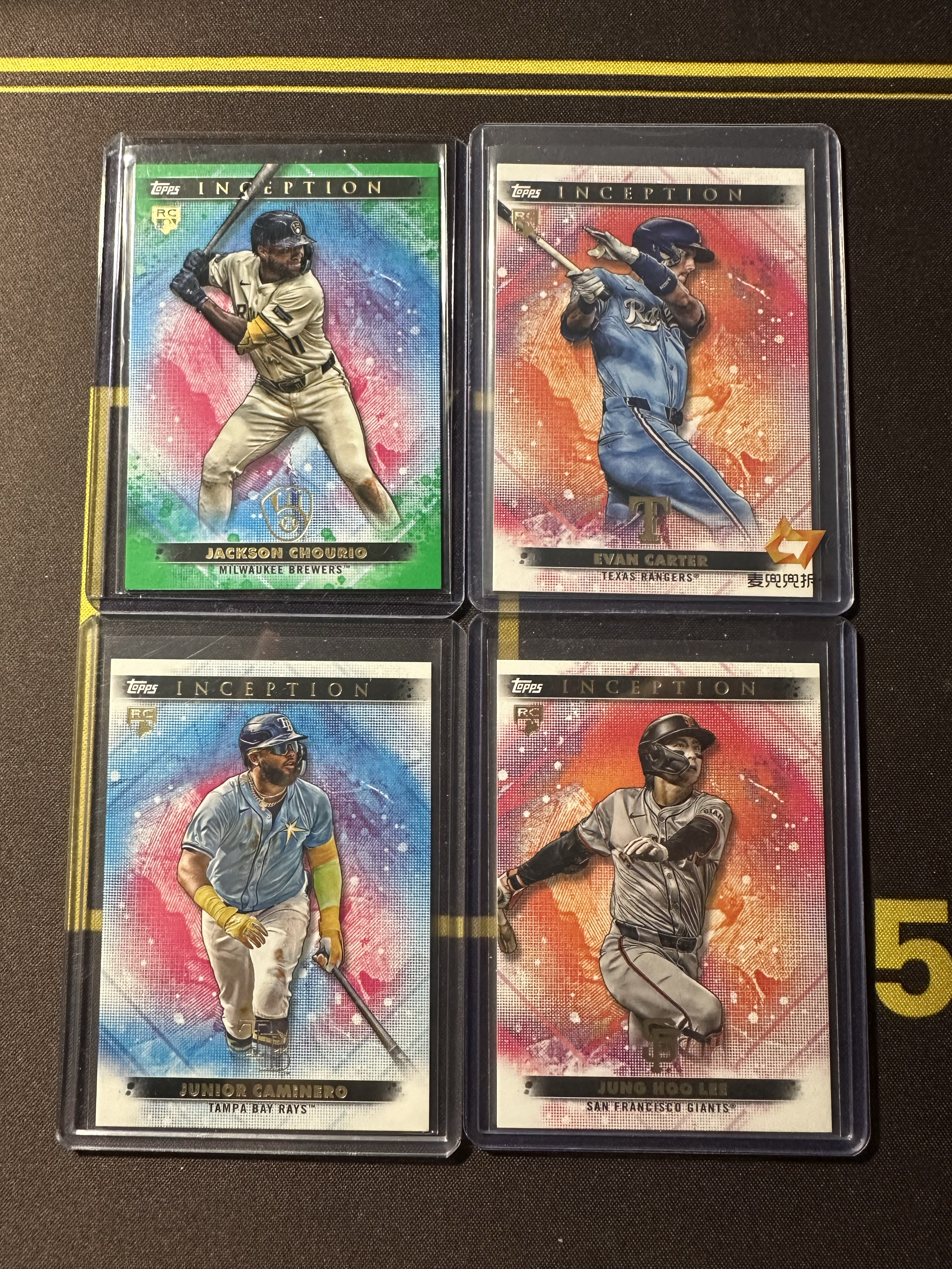 【主演出卡】Topps 盗梦空间 base lot 好人新秀base Jackson Chourio,Carter,Caminero,Jung Hoo lee 凑套 必备!卡品不保,打lot 第五组