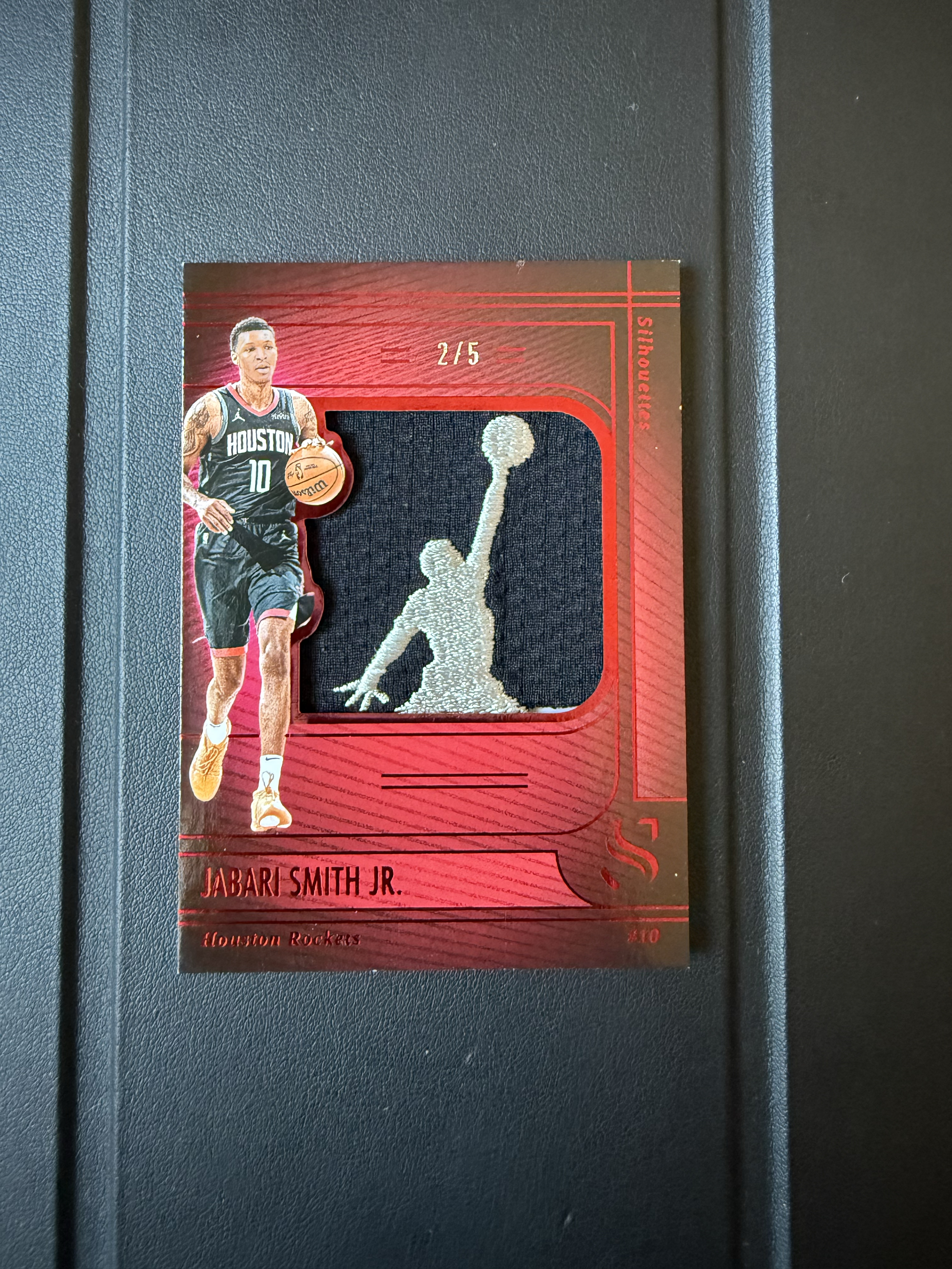 2024-25 Silhouette Jabari Smith JR. 剪影 火箭 贾巴里 史密斯 /5编 先行红 乔丹 logo 暴力 切割 申京 杜兰特队友 背面压痕