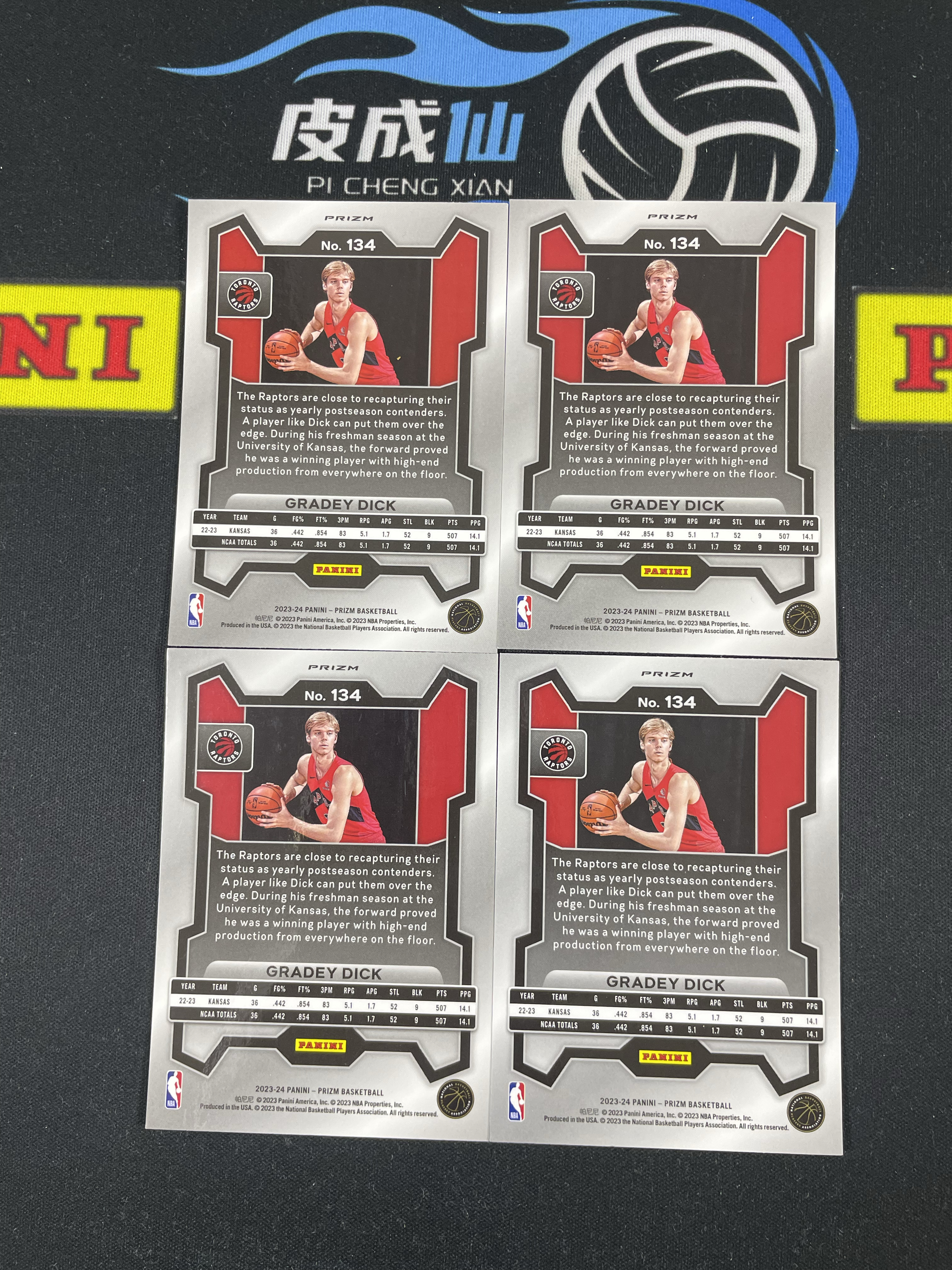 【皮成仙拍卖 统一手续费6%】 PANINI 23-24 PRIZM 猛龙 格雷迪迪克 新秀 RC 银折 粉碎冰折射 一图打包 瑕疵如图 凑套必备 值得收藏【只发顺丰】柱子126