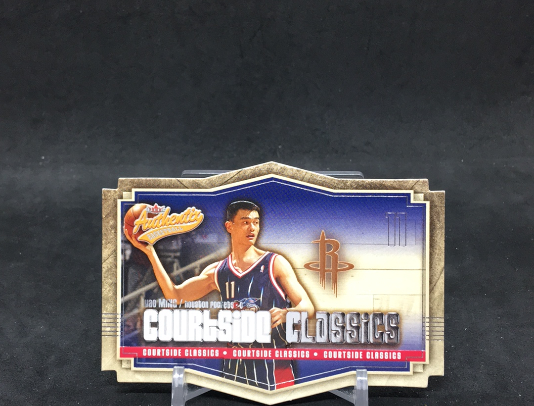 【DC拍卖】11.25 FLEER AUTHENTIX 大比例异形切割特卡 经典老特 实卡美如画 名人堂名宿 中国队历史第一人 国人骄傲 小巨人 姚明(微瑕)