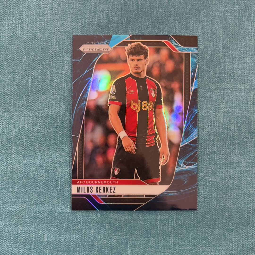 2024-25 Panini Prizm 英超 Milos Kerkez 科尔克兹 凯尔凯兹 起源折 大比例 SSP 伯恩茅斯 利物浦 卡品如图 433HP