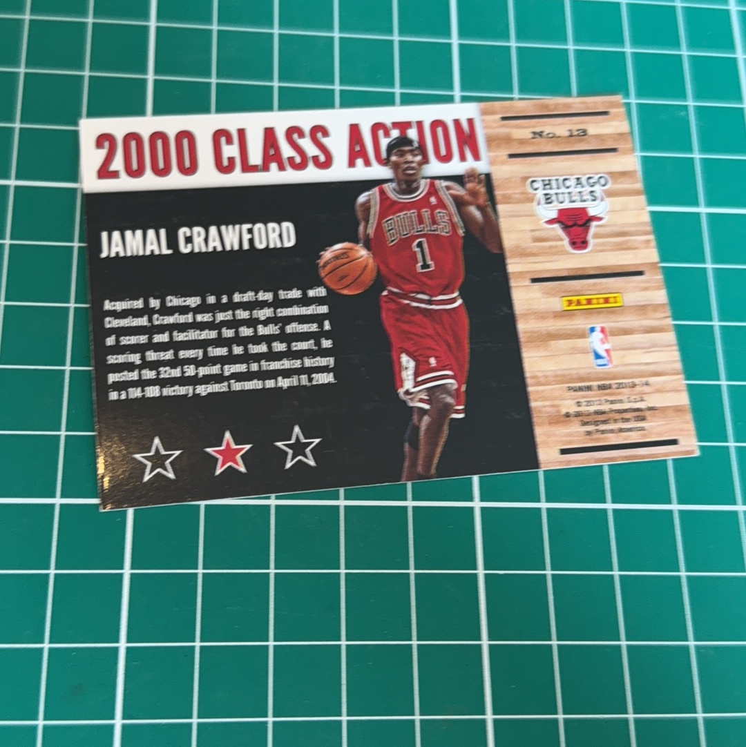 2013-14 Panini Americana Jamal Crawford S.p.a. 贾马尔克劳福德class action 特卡 闪卡 新秀选图 十年老卡 绝版卡 稀有大比例