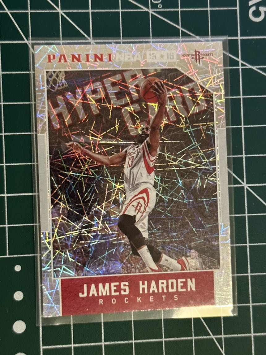 2015-16 Panini Americana James Harden S.p.a. 詹姆斯哈登 火箭队 大胡子 烟花折射 折射特卡 精美选图 十年老卡 绝版卡 稀有大比例