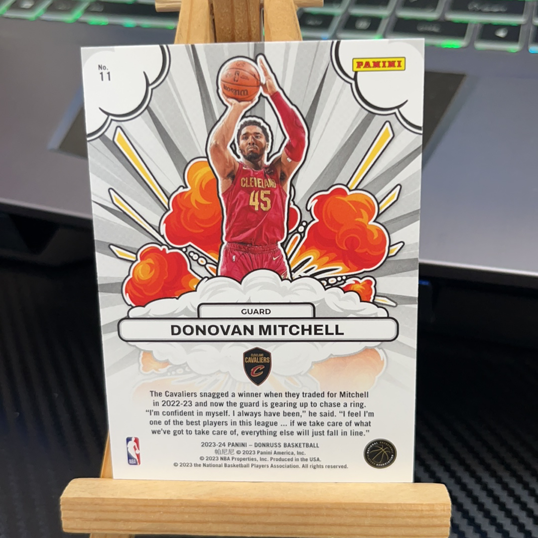 2023-24 Panini Donruss Donovan Mitchell 多诺万 米切尔 骑士 杜蕾斯系列 特卡 卡品如图 凑图必备 值得收藏!免费代卖!