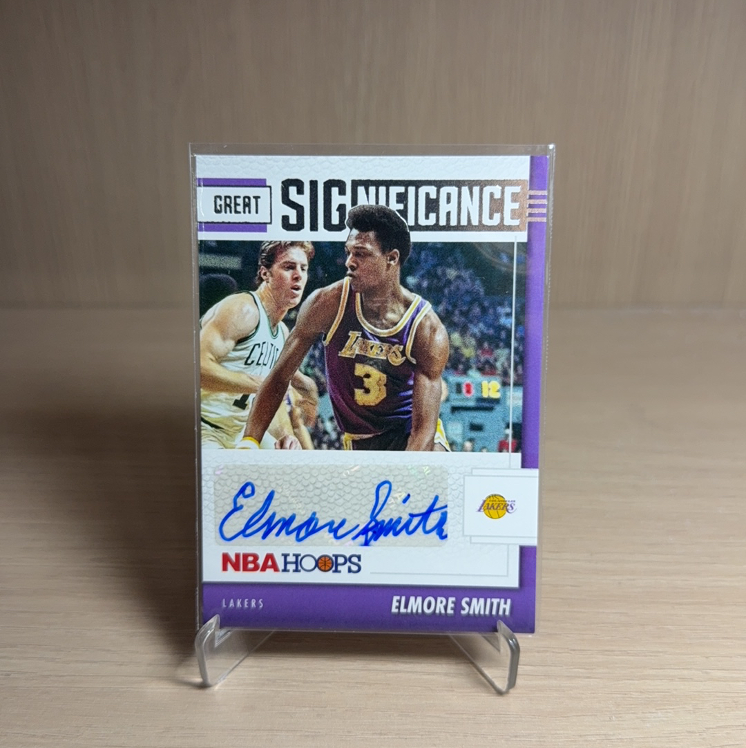 2021-22 Panini NBA Hoops Elmore Smith 湖人 埃尔摩尔 史密斯 签字 INK 贴签 折射 特卡 hoops 卡品如图 值得收藏【免费代卖】