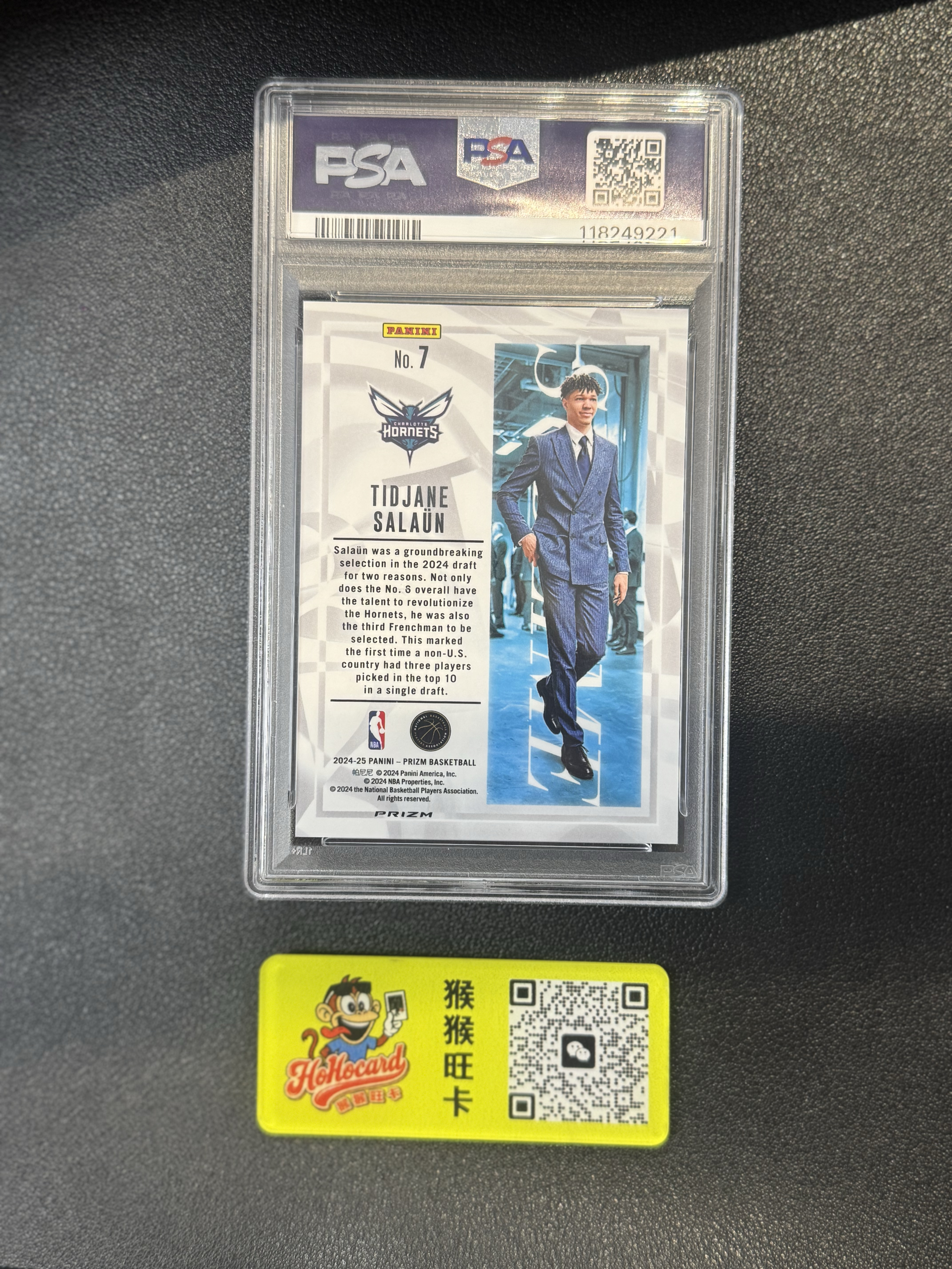 2024 Panini Prizm Tidjane Salaun RC 【猴猴旺卡】黄蜂 提贾尼 萨隆 新秀 Sublime 特卡 PSA 10 卡品如图 接代拍 1a【麟】