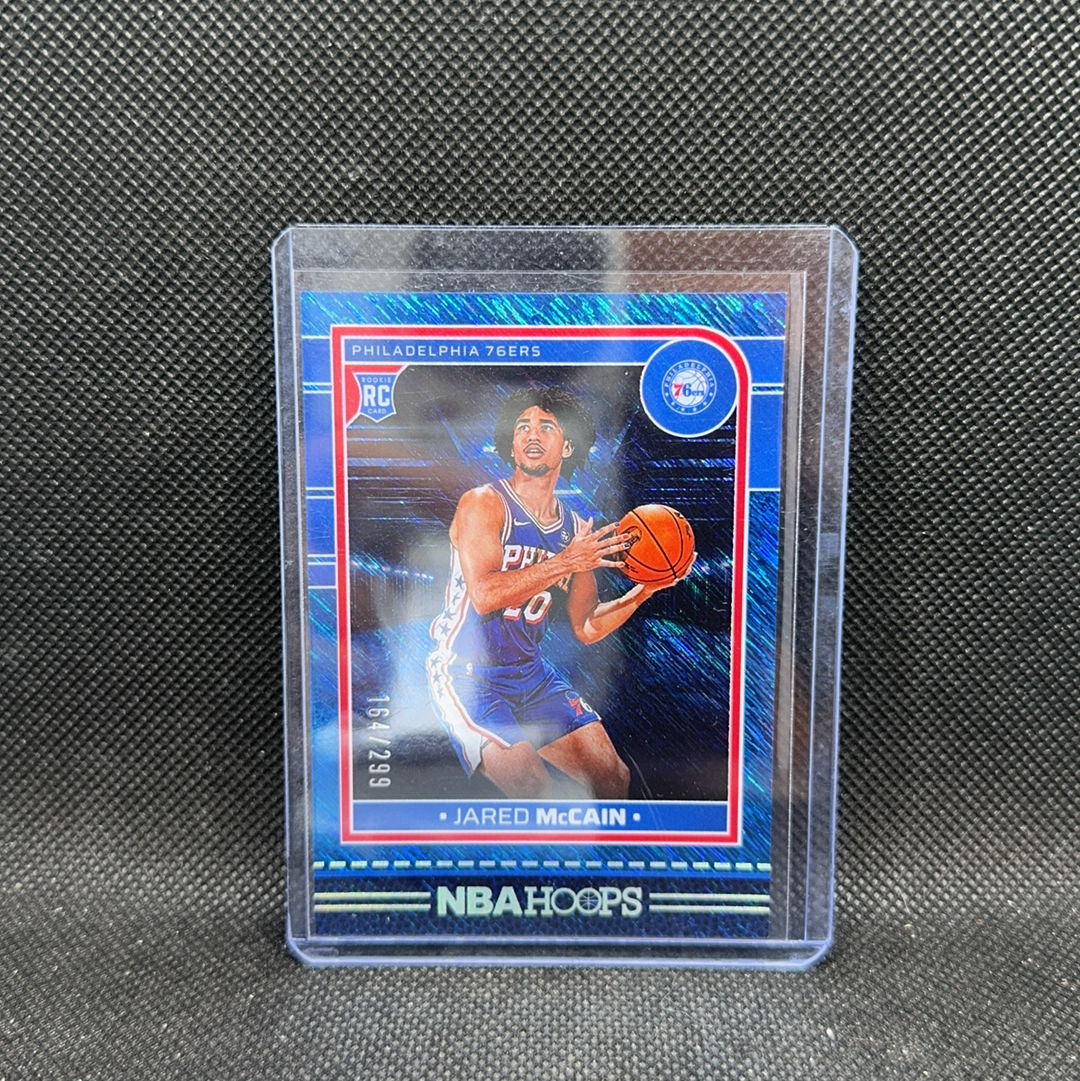【Roseee代卖】2024-25 Panini NBA Hoops Jared McCain RC 新秀 76人 麦凯恩 299编 蓝shimmer折 折射 ksjy