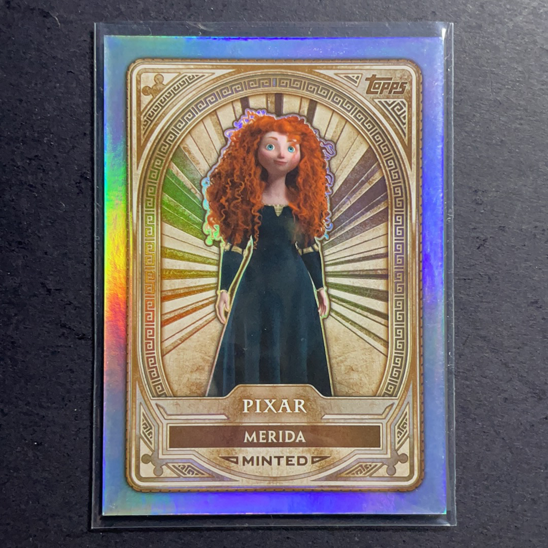 2024 Topps Disney 迪士尼MInt 梅利达公主 勇敢传说 铜级别银折base序号39 2025 Topps Chrome Disney 迪士尼Mint系列