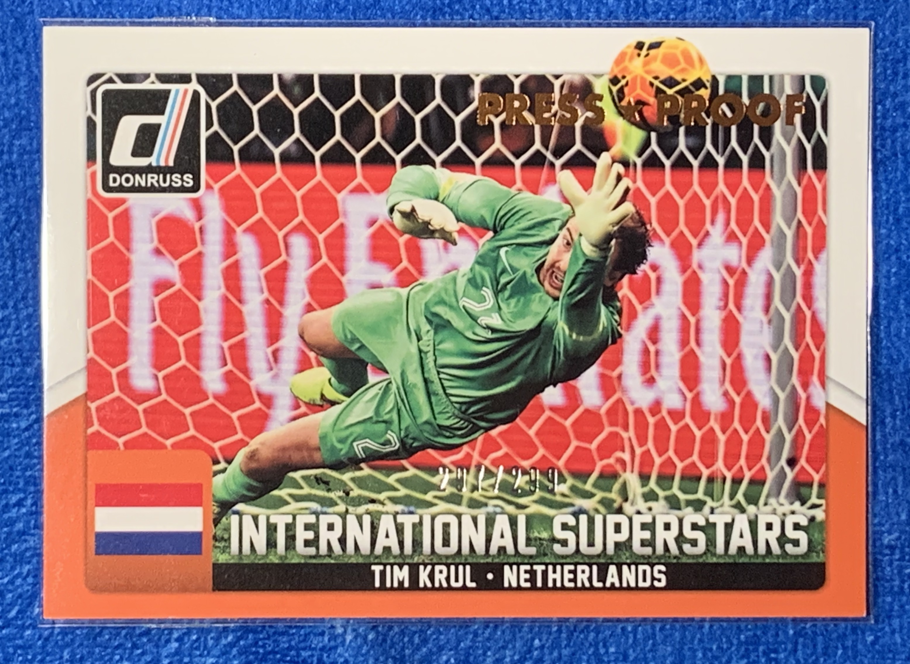 2015 Panini Donruss Krul 帕尼尼杜蕾斯门将特卡 荷兰Holland 克鲁尔 世界杯点球大战替补奇兵 纽卡斯尔Newcastle United 诺维奇Norwich 不保卡品