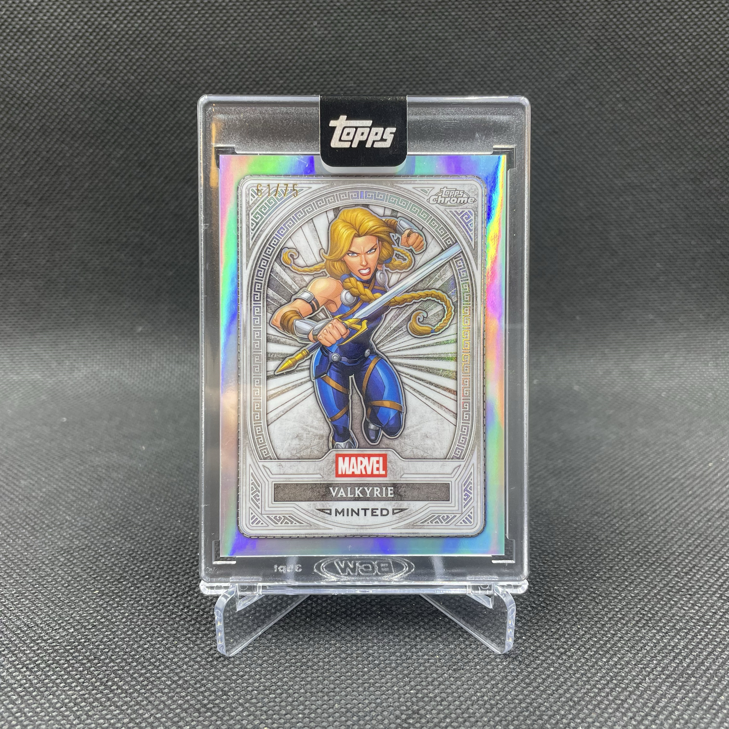 2025 Topps Marvel Minted 【无界代卖】漫威 Valkyrie 瓦尔基里 女武神 61/75编 银折 原封砖 霸气选图 品如图 不累计 大鱼