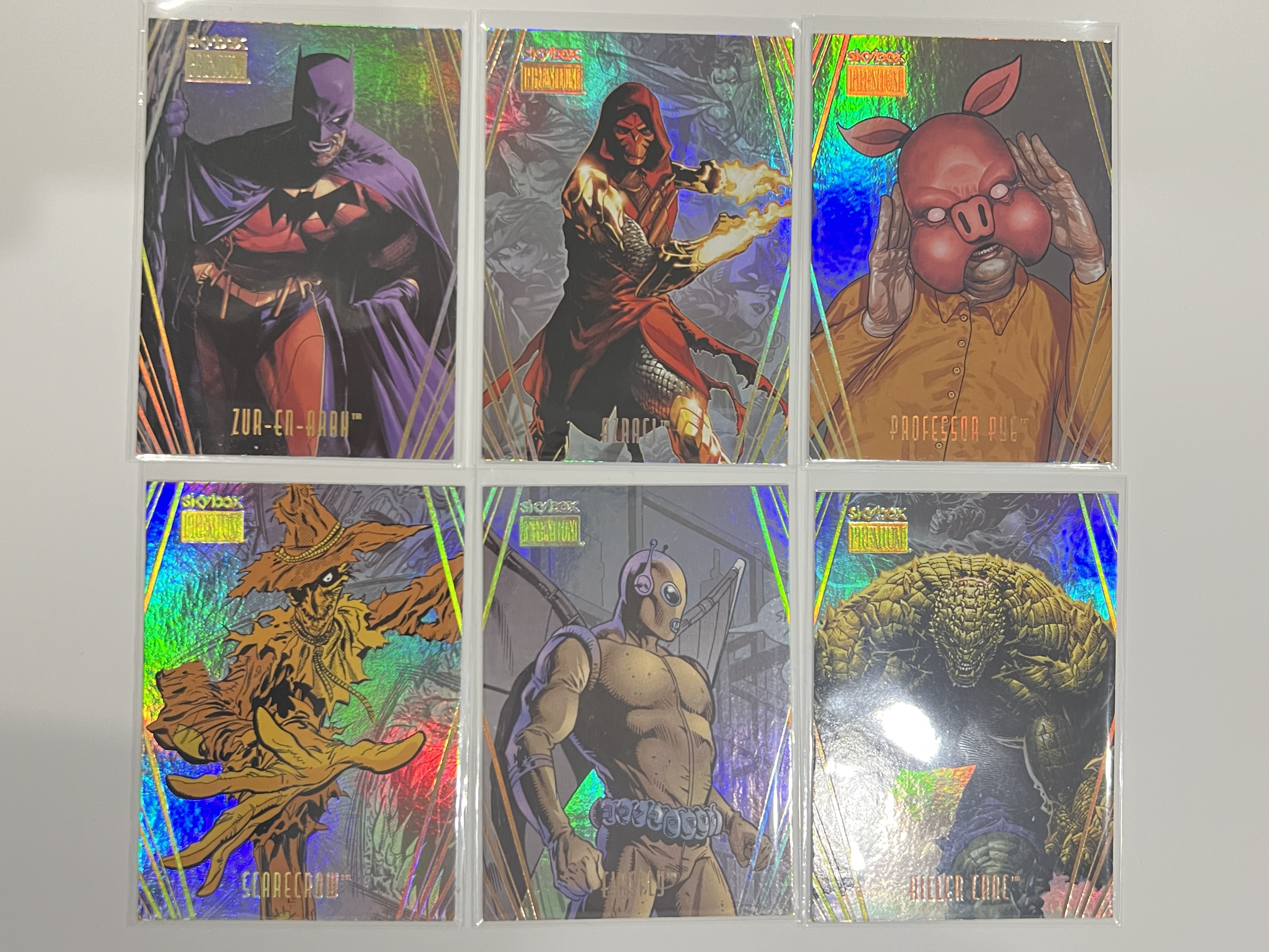 2025 Skybox Metal Universe Batman DC 蝙蝠侠 金属宇宙 银折特卡 光谱折 Premium 稻草人scarecrow 死亡天使 Azrael 杀手鳄 猪面教授 等