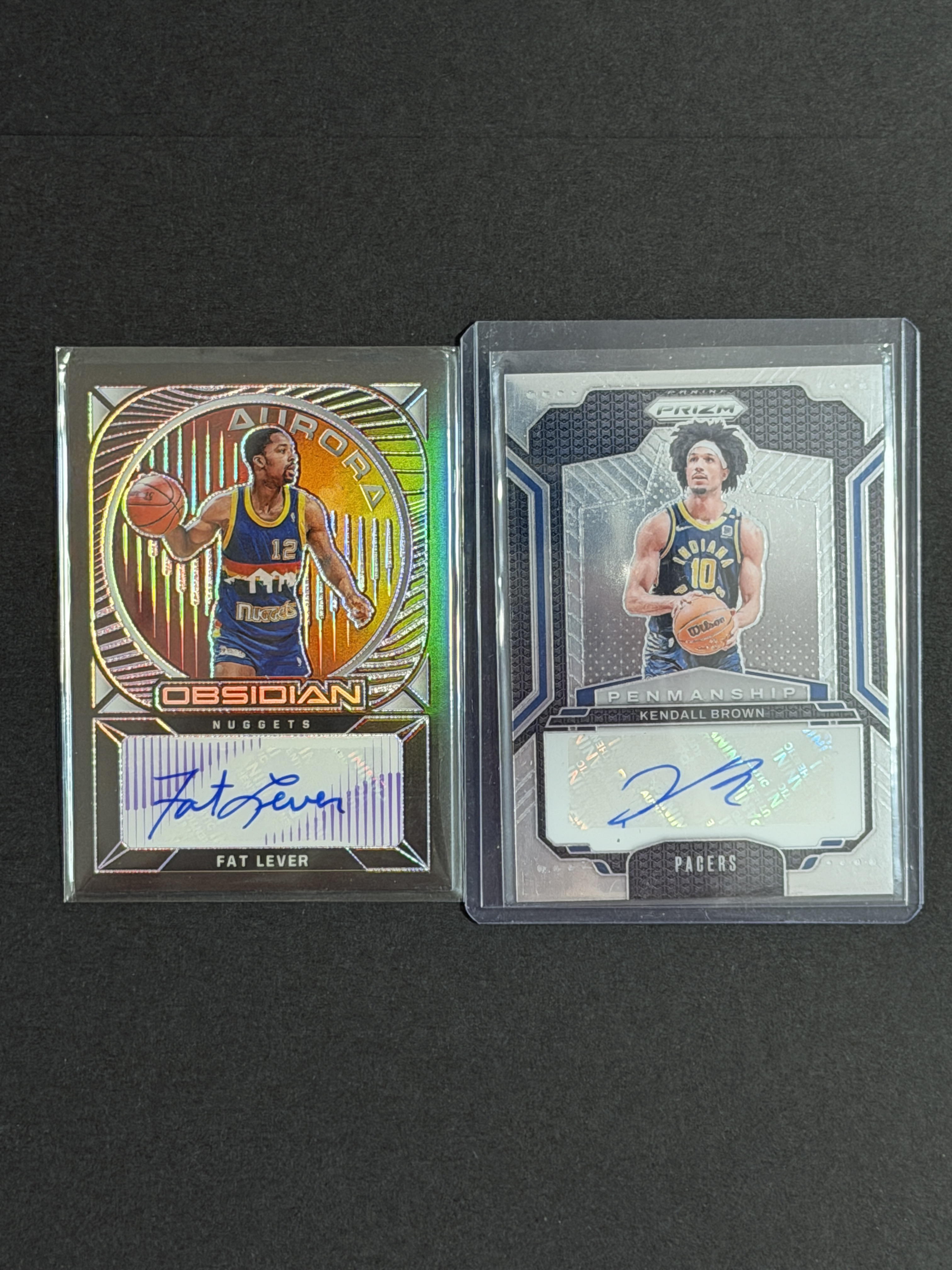 【圣兰拍卖 免手续费】2021Panini 黑曜石 掘金 法特利夫 签字 折射 2024–25 prizm pz肯德尔 布朗 签字 贴签 卡品如图 Lots/怪语