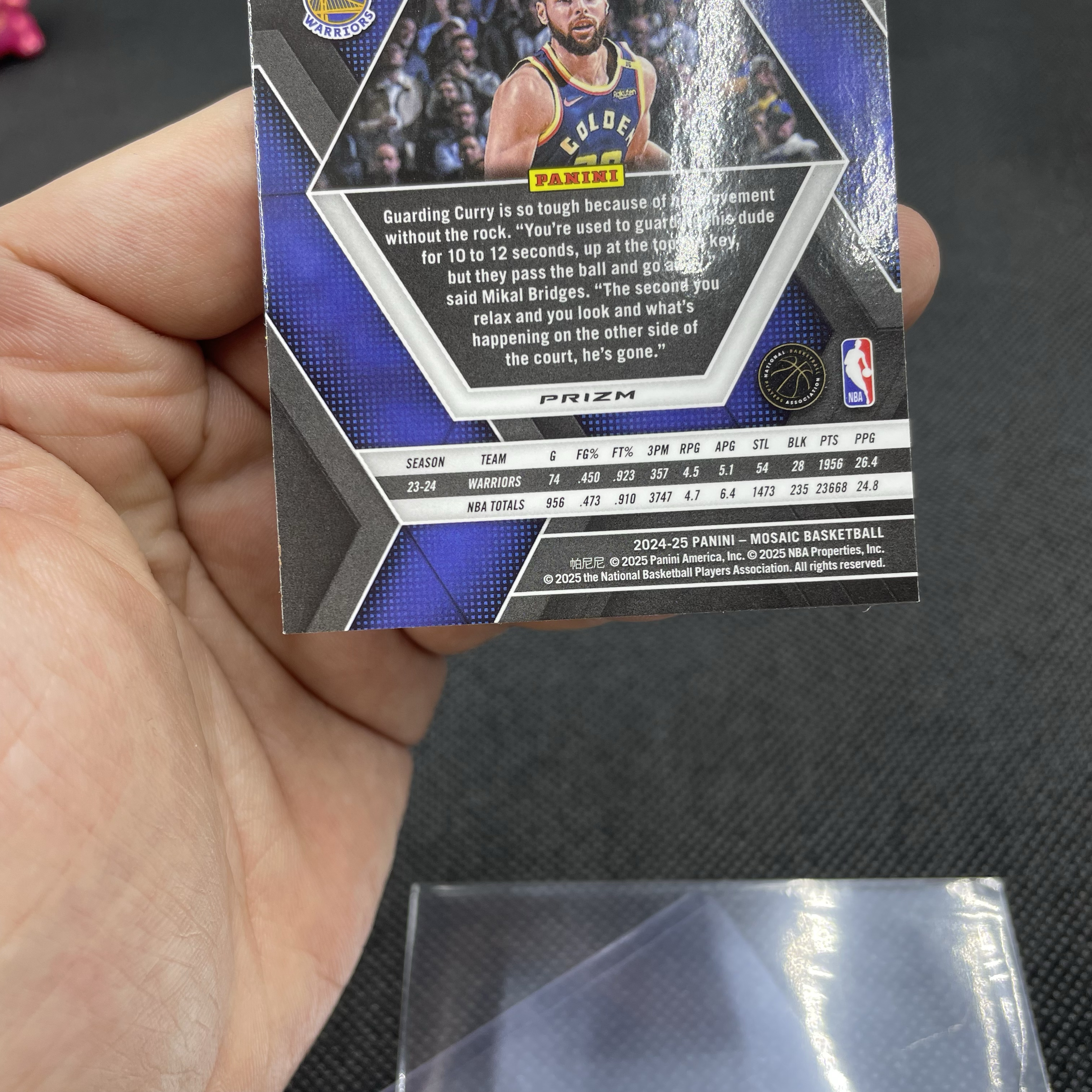 2024-25 Panini Mosaic Stephen Curry 【无界代卖】勇士 马赛克 斯蒂芬 库里 萌神 City Edition 红绿折 超级巨星 品如图 不累计 大鱼