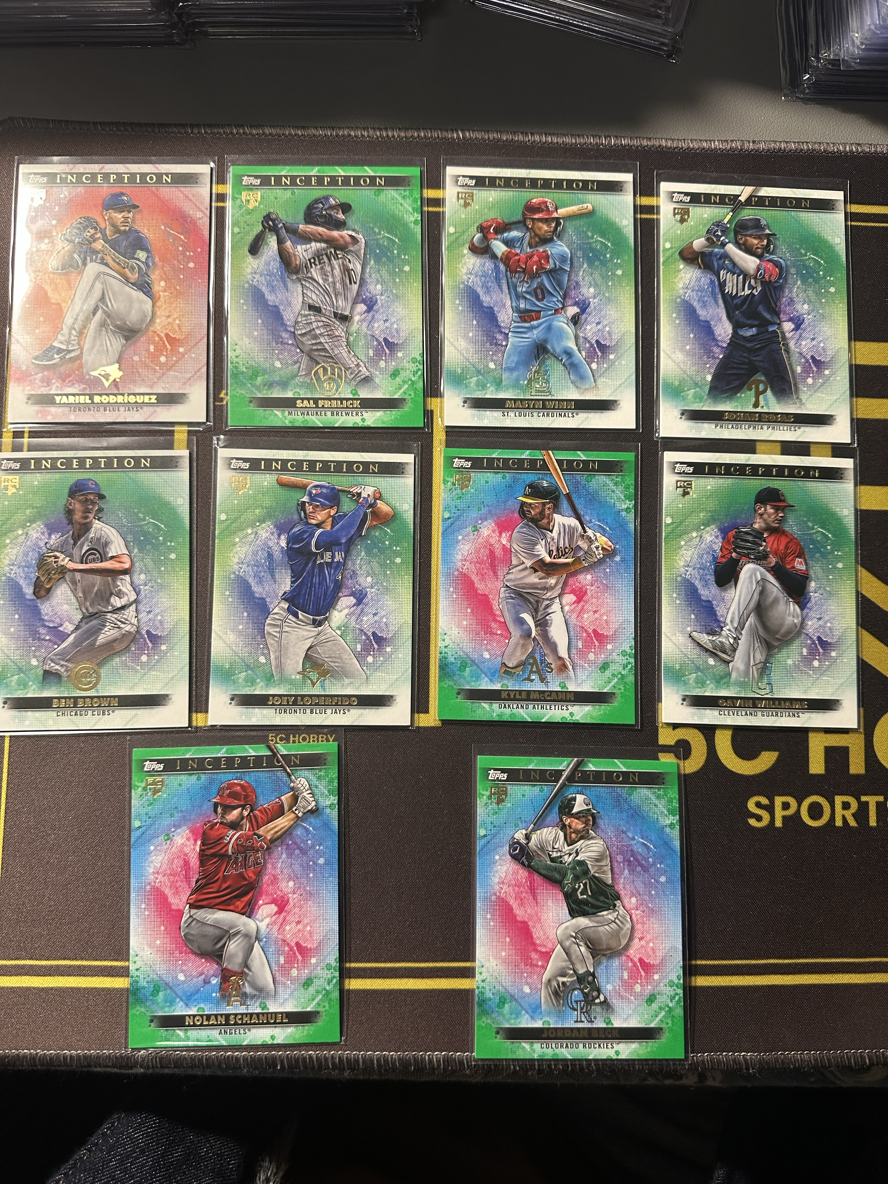 【主演出卡】Topps 盗梦空间 base lot 新秀10张 Frelick,Winn,Nolan,Brown,Mccann,Beck 等好人 凑套 必备!卡品不保,打lot 第四组
