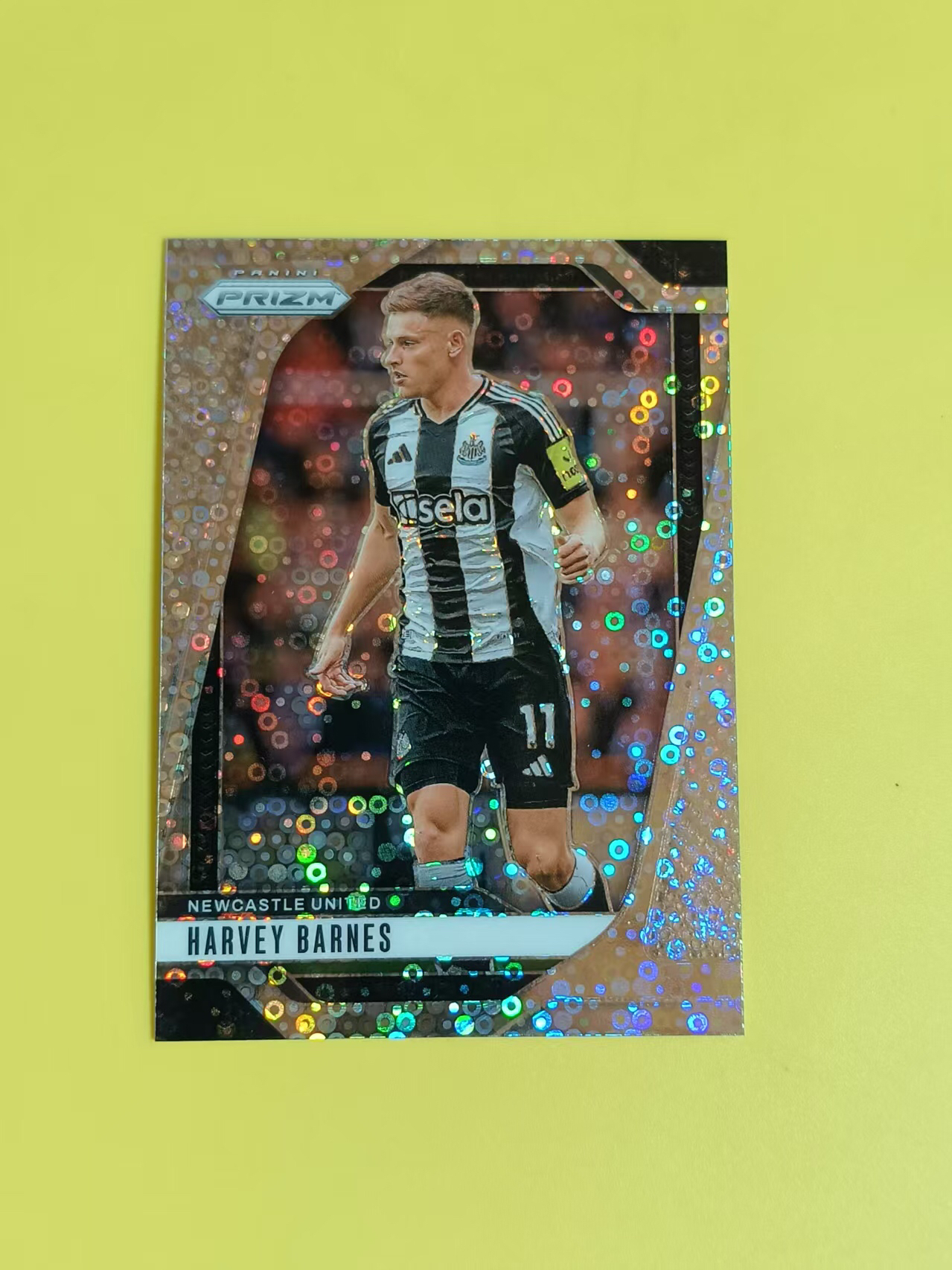 2024-25 Panini Prizm Harvey Barnes 帕尼尼英超 prizm 纽卡斯尔 巴恩斯 泡泡 折射
