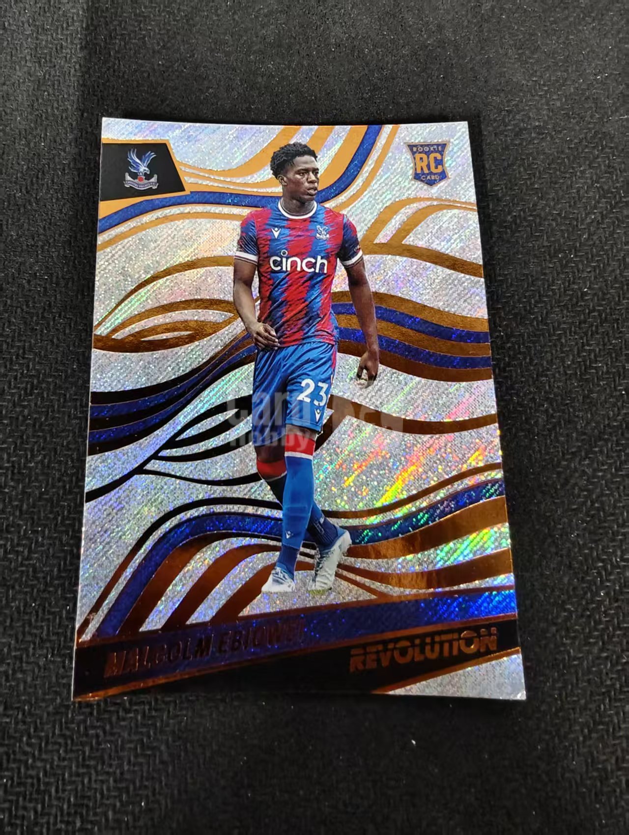 2022-23 Panini Revolution malcolm ebiowei 水晶宫 埃比奥维 新秀 RC 英超 革命 折射 划痕 边角瑕疵 #277
