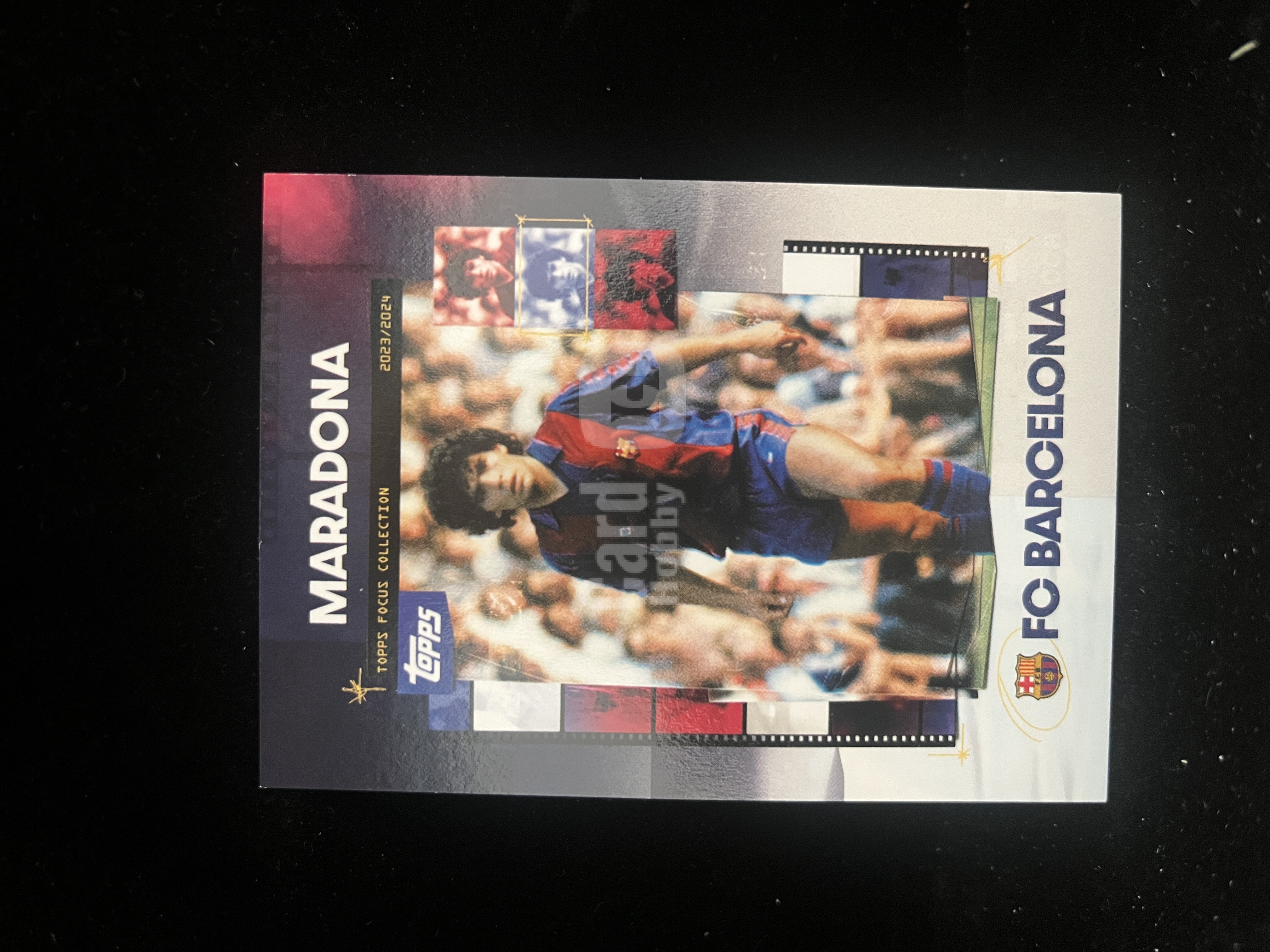 免费代拍 2023 Topps Focus Collection FC Barcelona 西甲 马拉多纳 Diego Maradona 卡品如图#I273