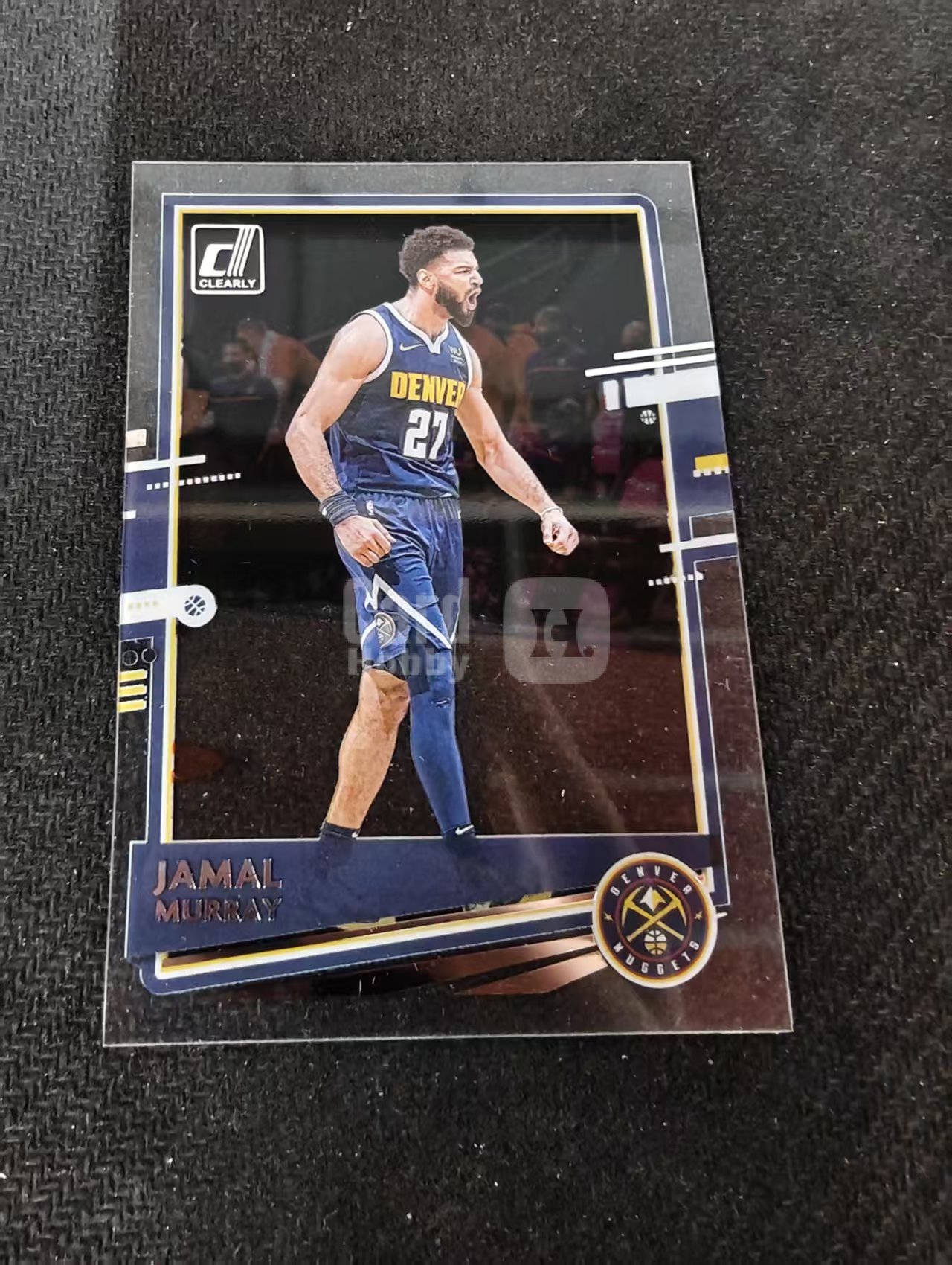 2020-21 Panini Clearly Donruss Jamal Murray 贾马尔 穆雷 掘金 杜蕾斯 胶片 划痕 边角瑕疵 #4