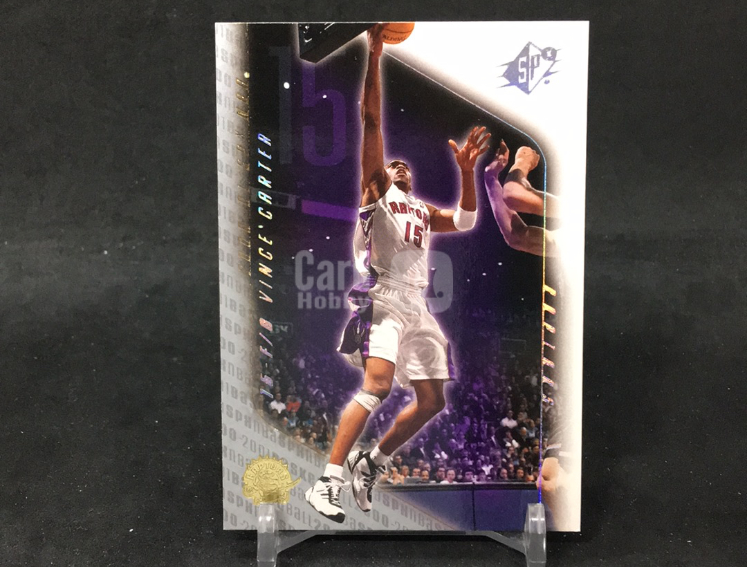 【DC拍卖】4.29 2000-01 Upper Deck SPx 猛龙 文斯・卡特 经典扣篮选图球星卡