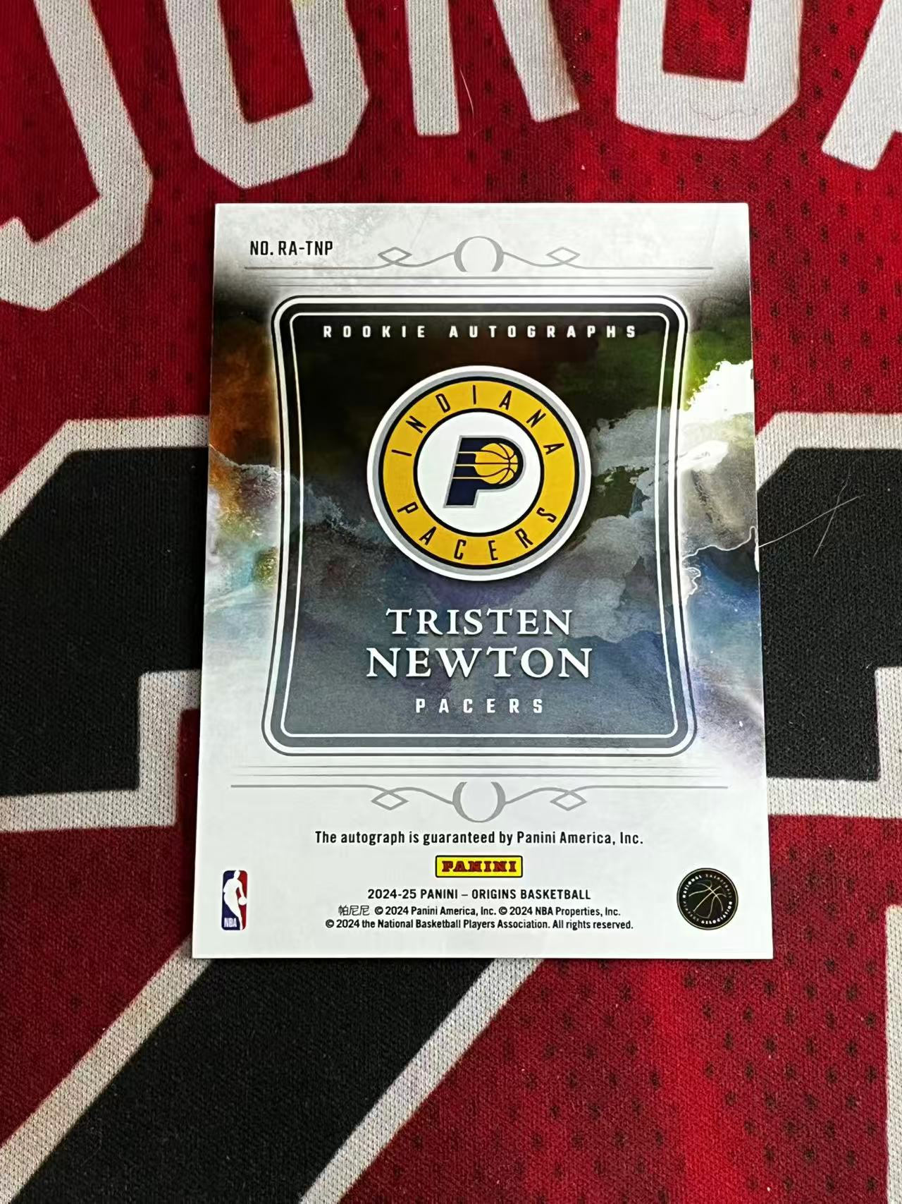 【接寄拍】2024-25 PANINI ORIGINS 起源系列 步行者 新秀RC 特里斯滕牛顿 签字卡 卡签 新秀签 专收凑套必备【烂臭嘴拍卖】