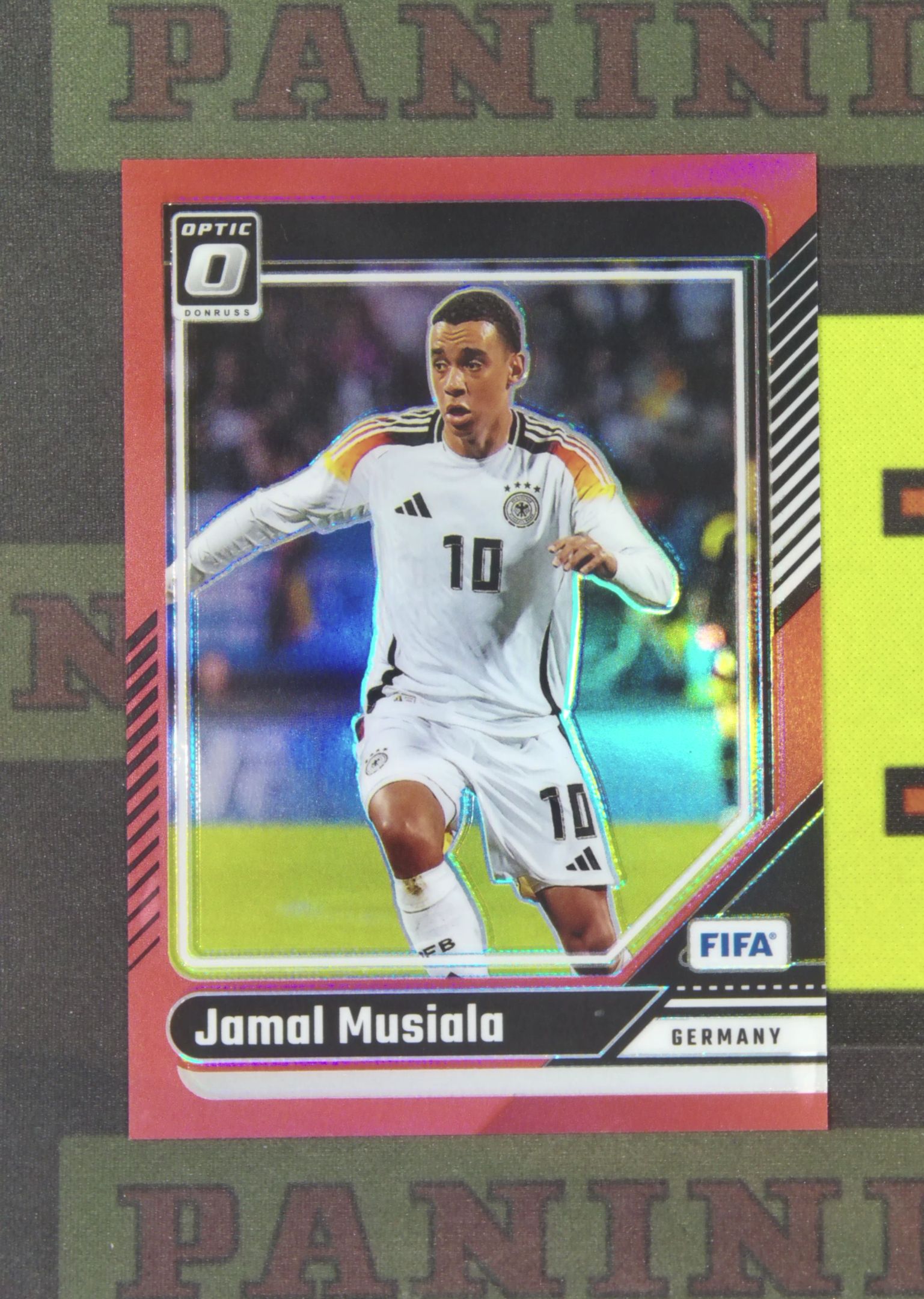 2024-25 Panini Optic Jamal Musiala Nirvana Project 贾马尔 穆西亚拉 德国 215/299 红折 折射 OP 卡品如图 收藏必备 SXY1