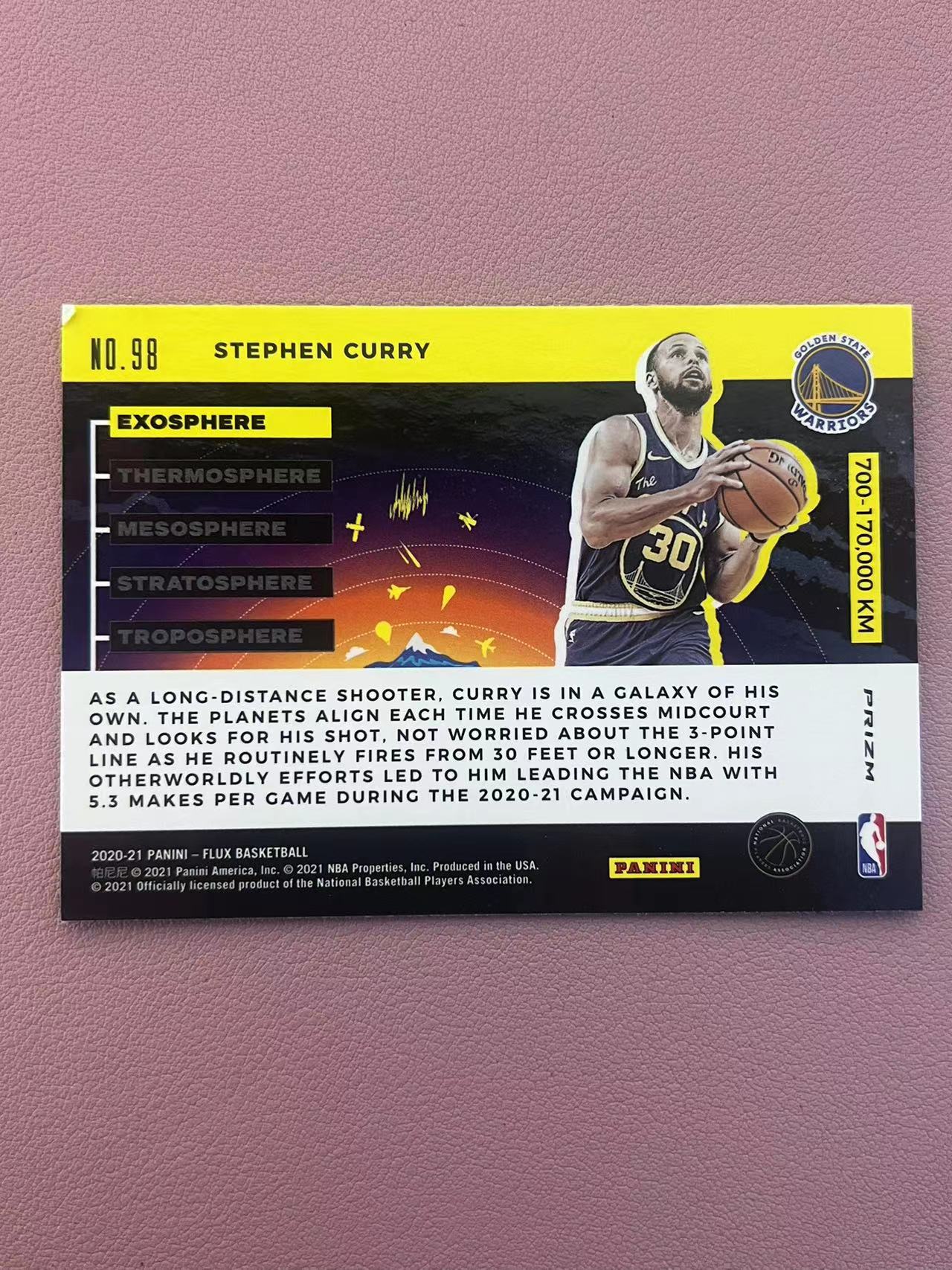 Panini Flux Stephen Curry Ssp