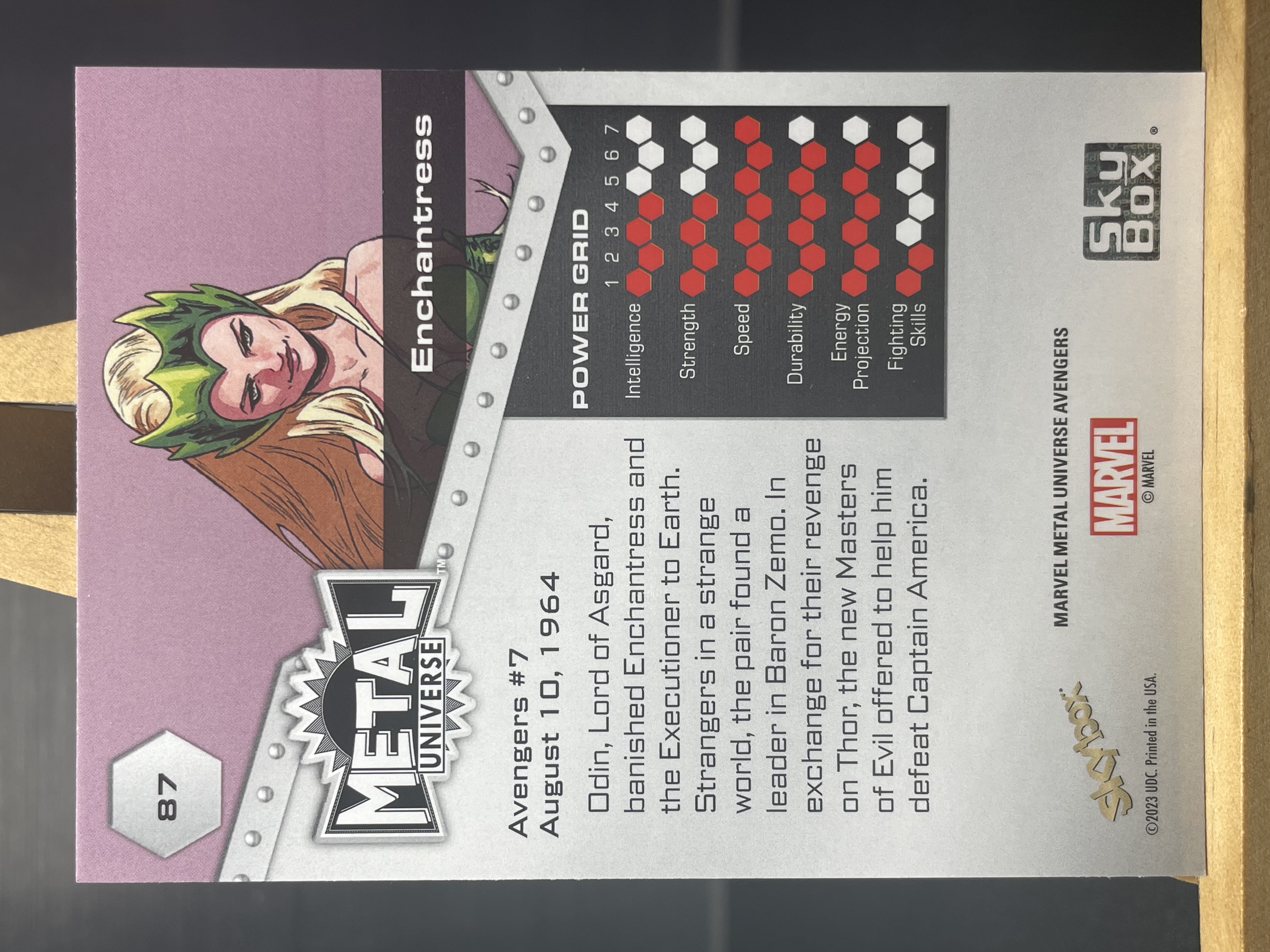 (A3) 2023 SKYBOX MARVEL 漫威 BASE 魅惑魔女 实卡好看 收藏凑套必备 卡品如图 !!!