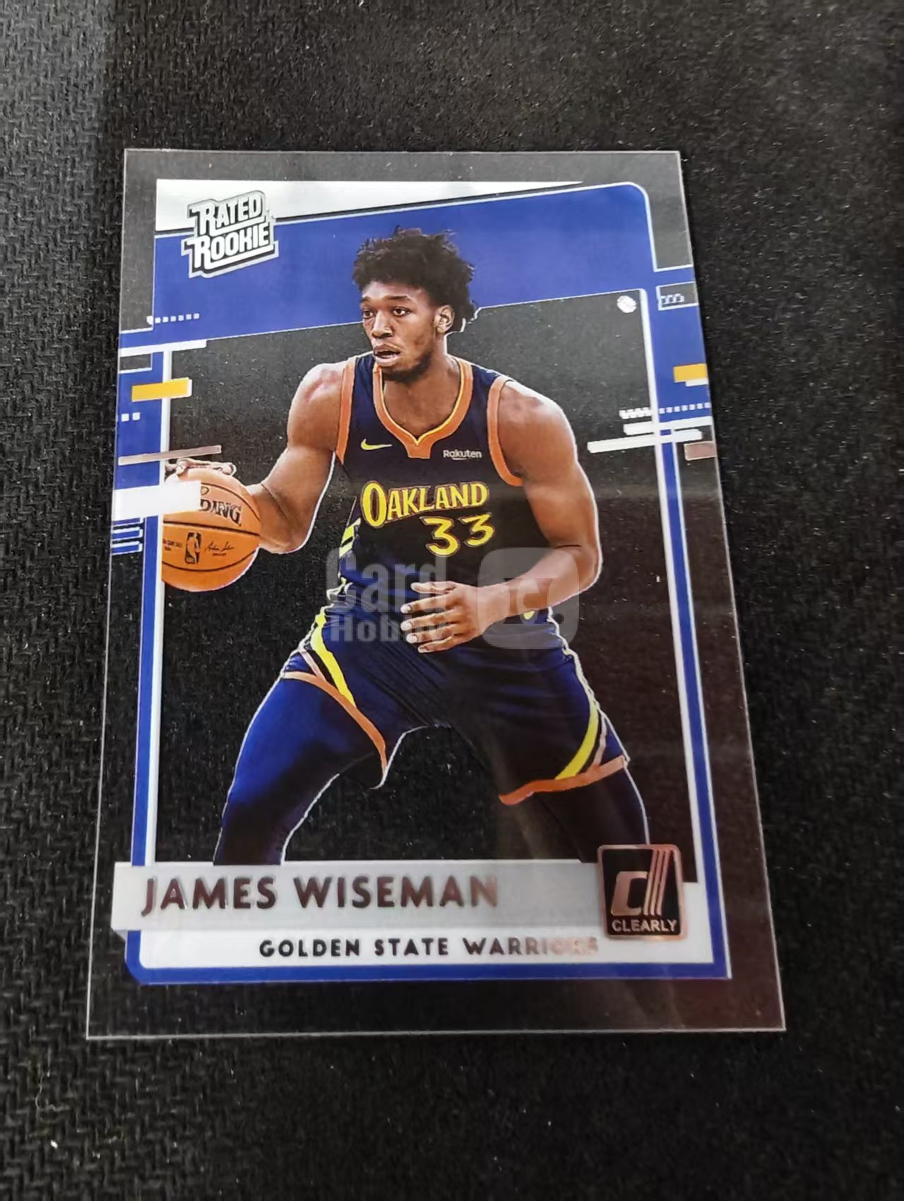 2020-21 Panini Donruss James Wiseman RC 杜蕾斯 新秀 勇士 詹姆斯 怀斯曼 透明 胶片 划痕 边角瑕疵 #61