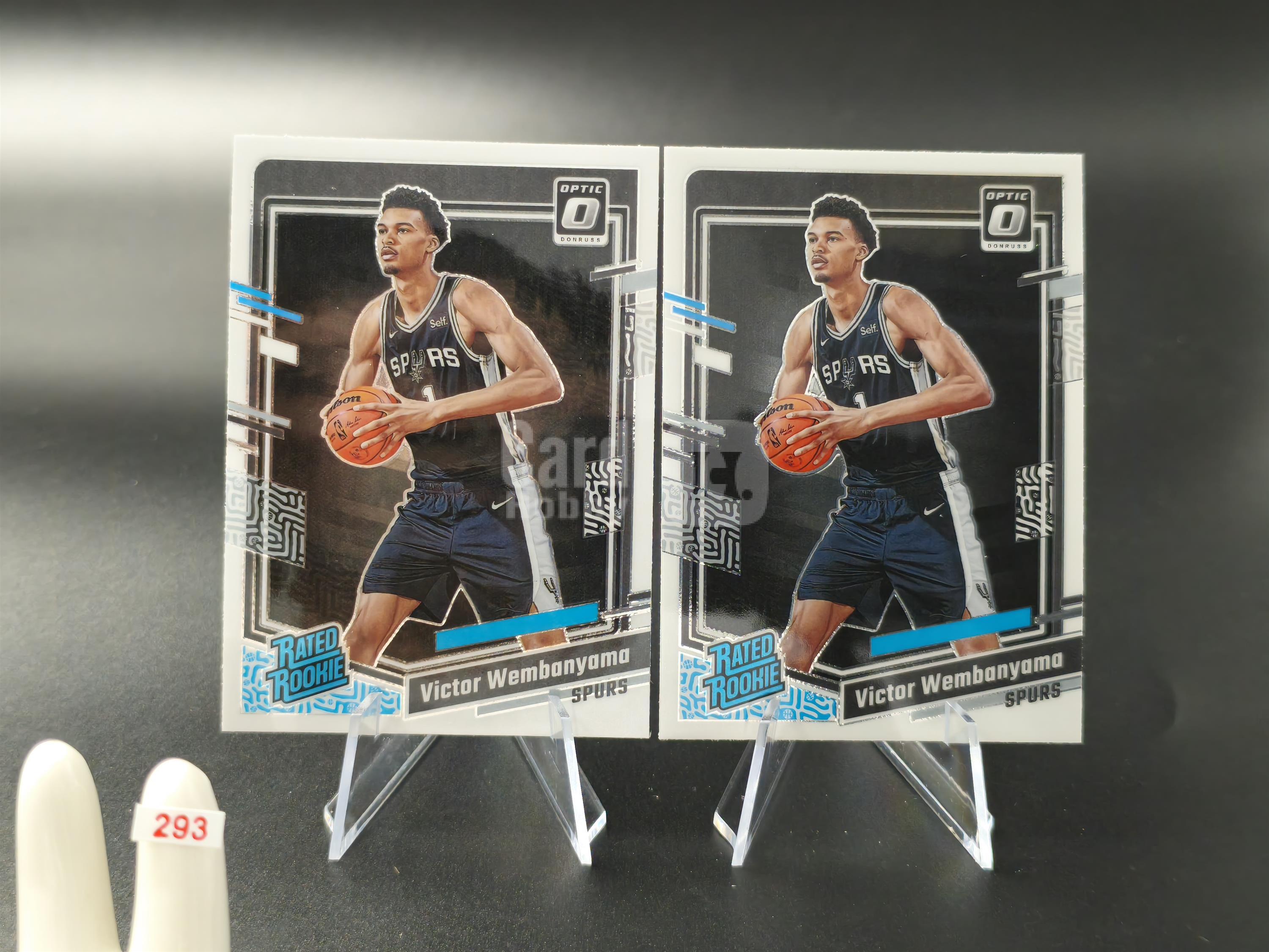 【鹰歌拍卖】文班亚马 Wembanyama BASE组合|2023-24 Panini Donruss Optic 斑马 马刺 状元秀 RC新秀 全明星 LOT2张 凑套必备 不保卡品 #keep