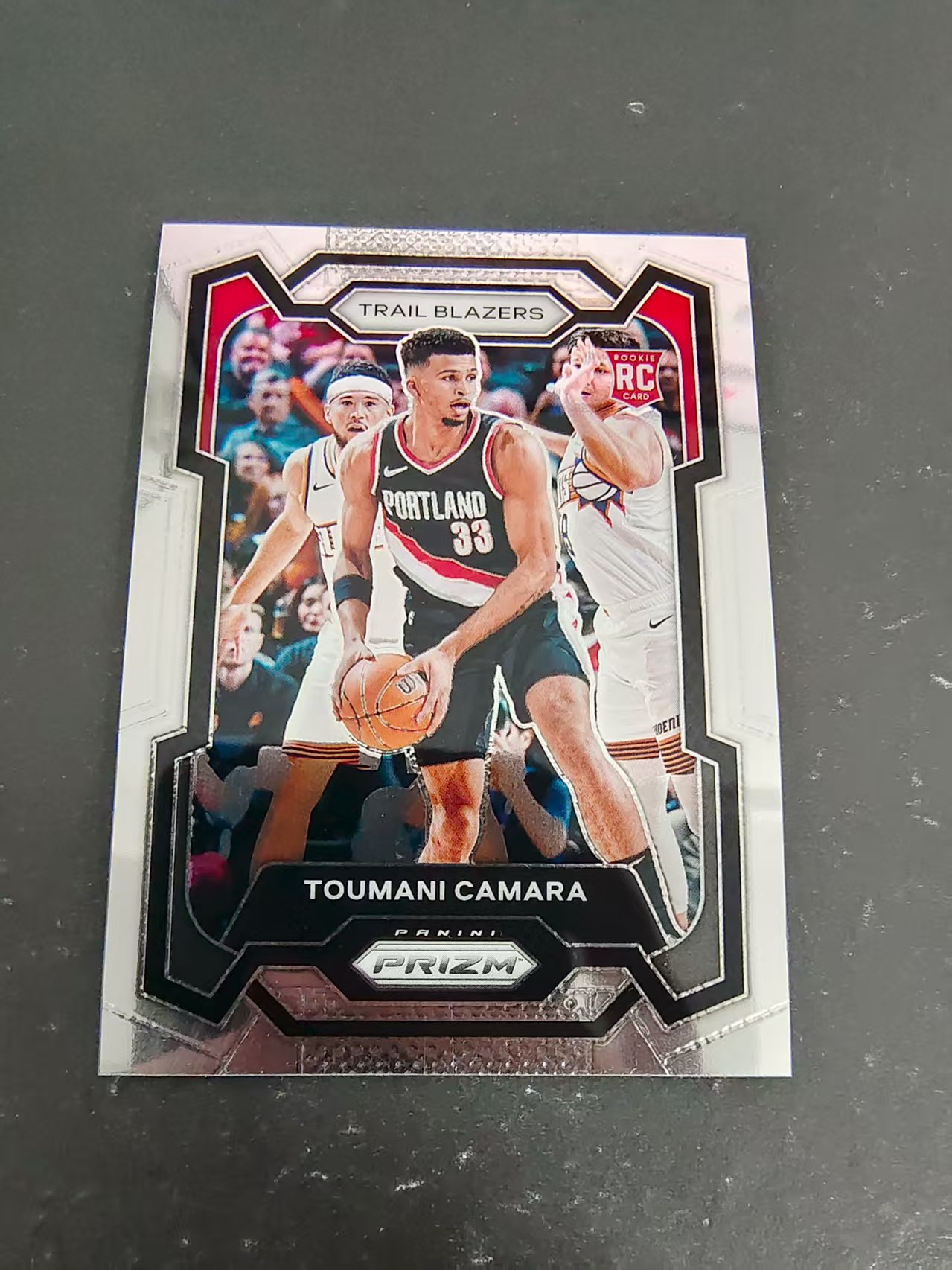 【可合并,不累计】2023-24 Panini Prizm Toumani Camara RC 图马尼 卡马拉 新秀 PZ 划痕 边角微瑕 #164