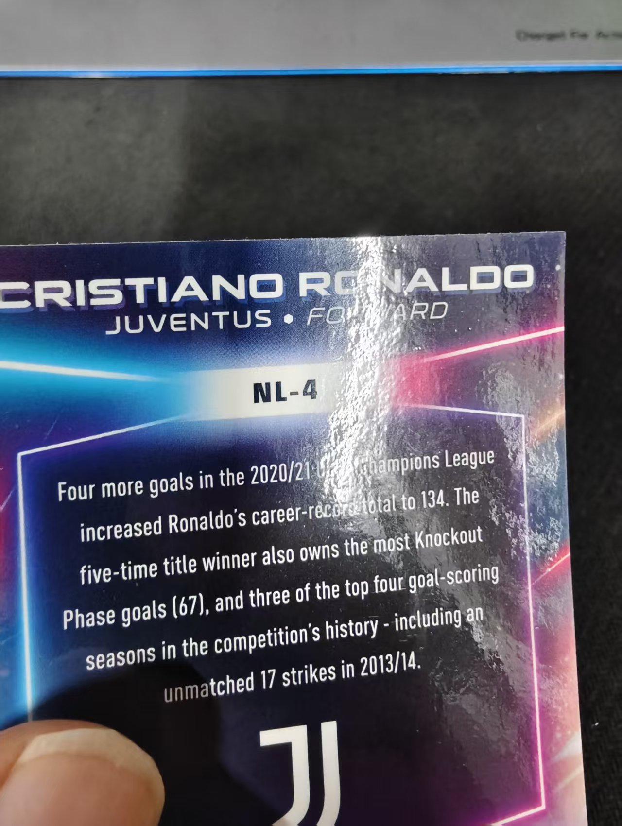 【可合并,不累计】2021 Topps Chrome Cristiano Ronaldo 欧冠 青木联名 蹦迪盒 C罗 罗纳尔多 尤文图斯 银折 特卡 瑕疵如图