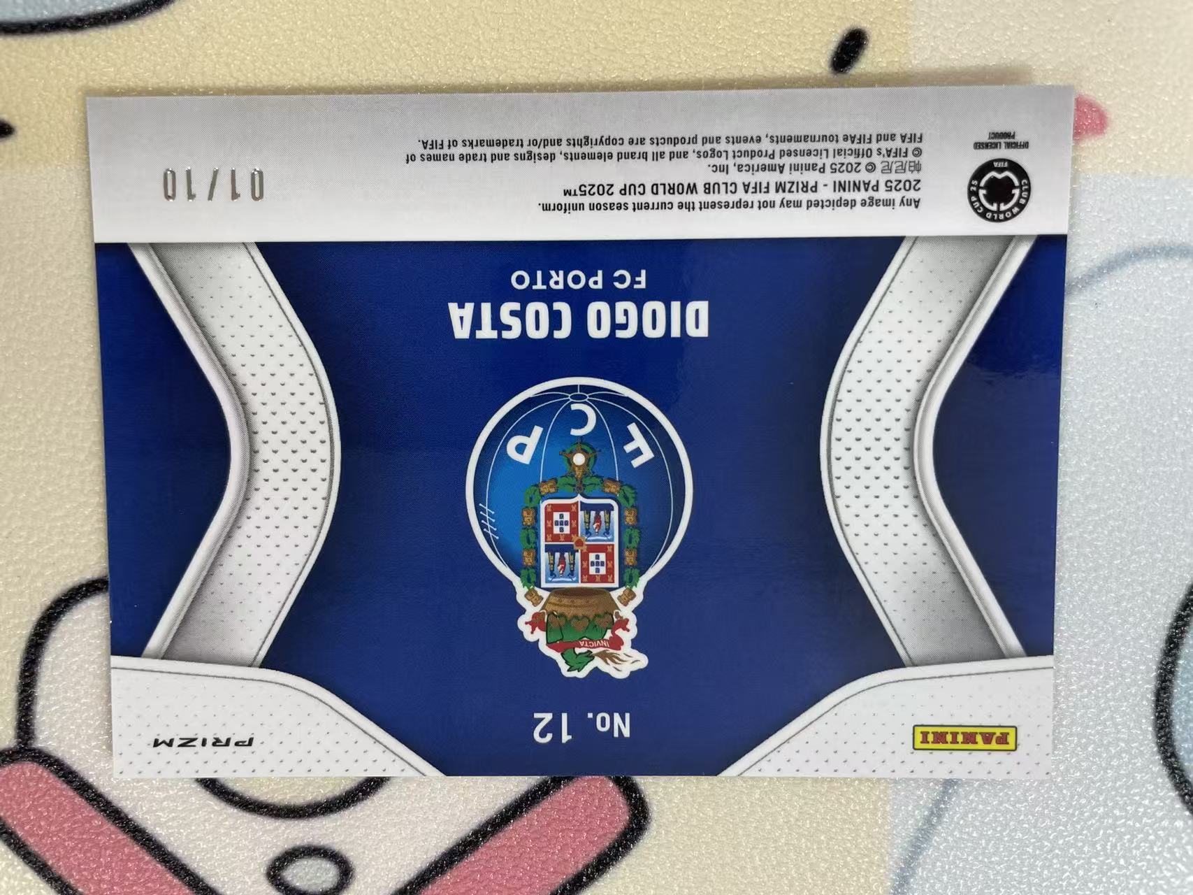 2025 Panini Prizm FIFA Club World Cup 世俱杯Pz Diogo Costa 波尔图 迪奥戈 科斯塔 01/10编 金折 折射 特卡 身价最高的门将 不保卡品【猴哥】