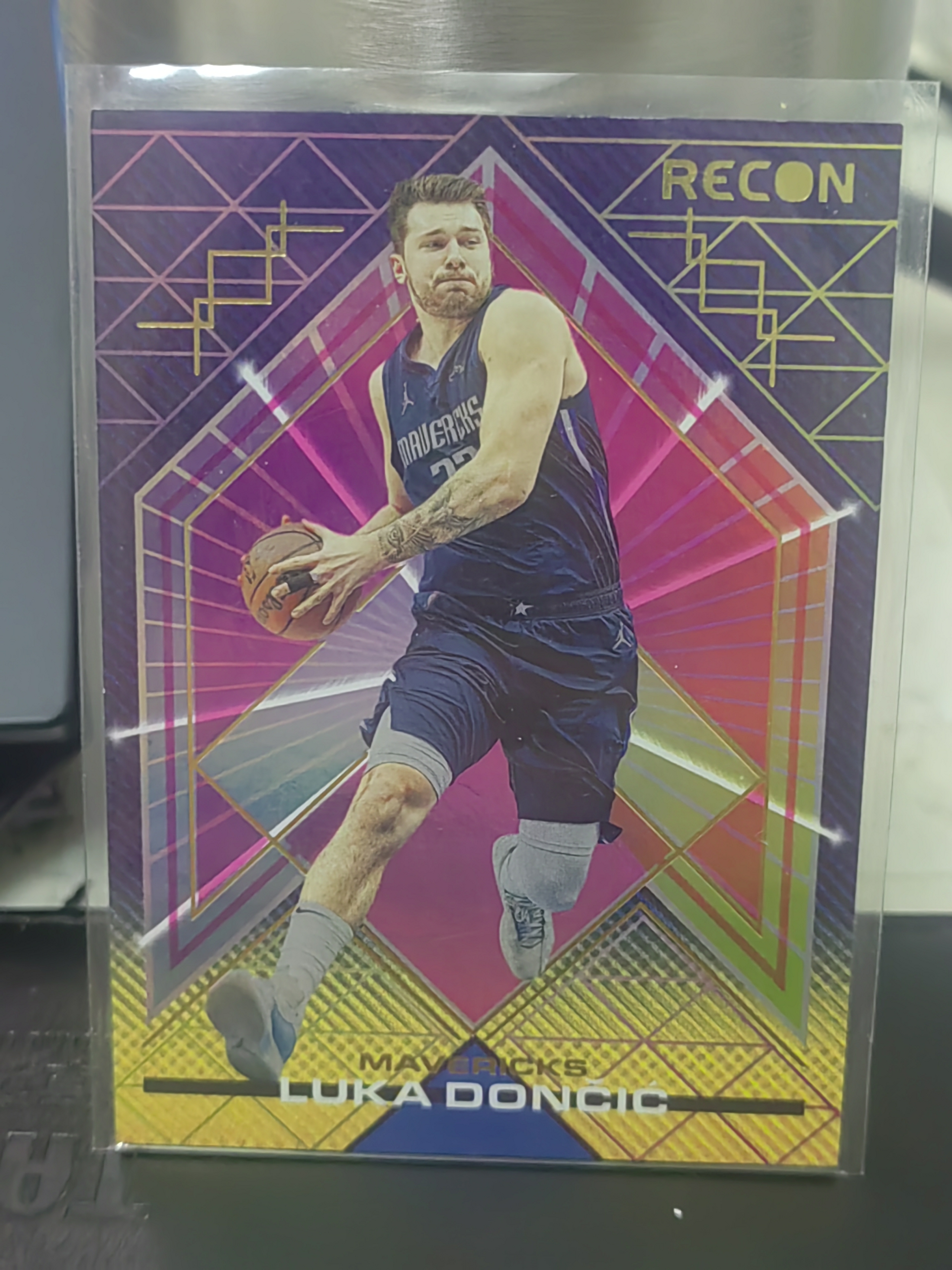 2021-22 Panini Recon Luka Doncic Recon 银折 东契奇 独行侠 篮 白边白角 不保卡品 卡品如图