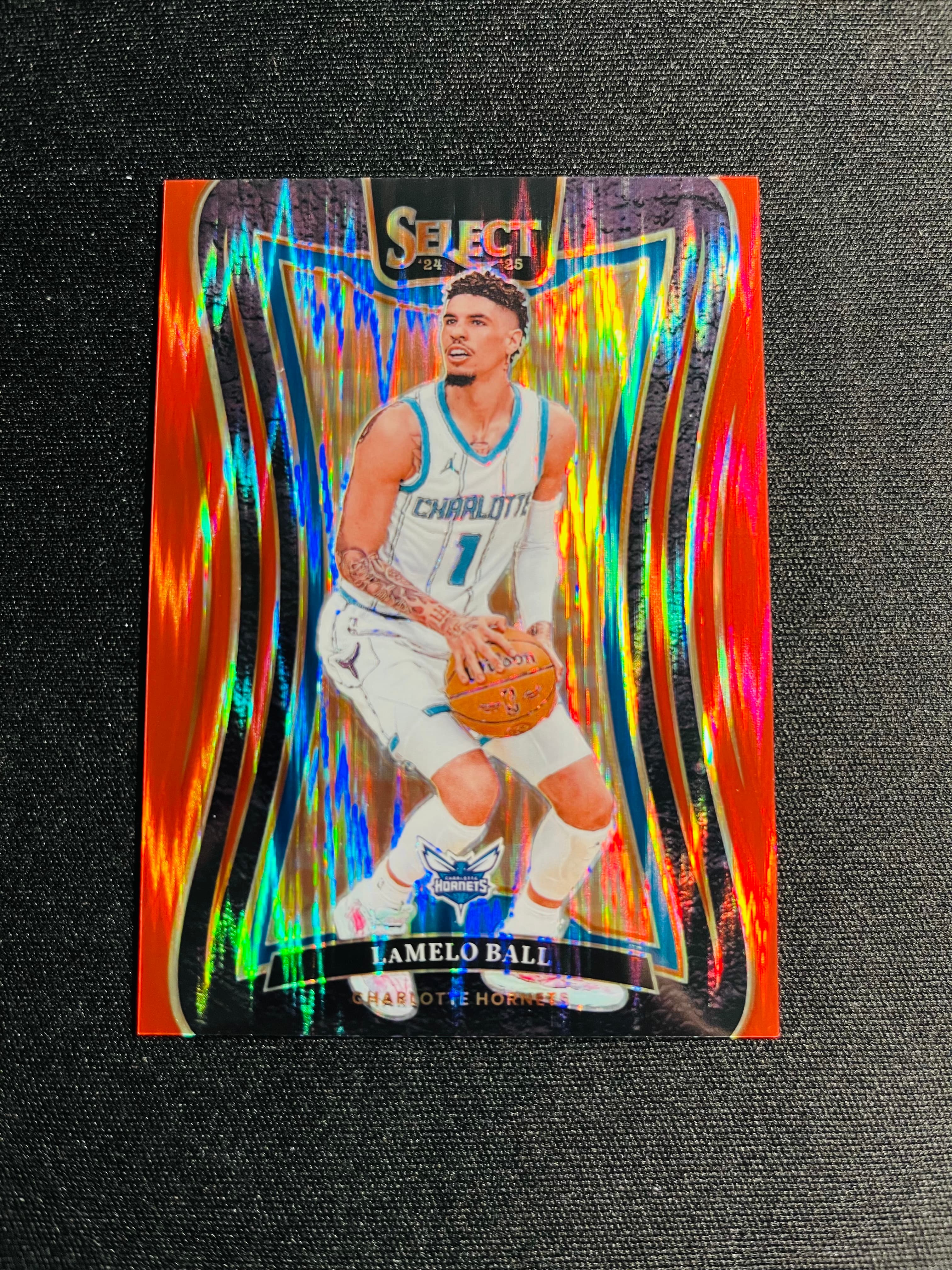 【古都拍卖0手续费高额预付】2024-25 Select 黄蜂 LaMelo Ball 三球 拉梅洛 鲍尔 四级 299编 红瀑布折 选图帅气 实卡好看 凑套收藏必备——杜先生