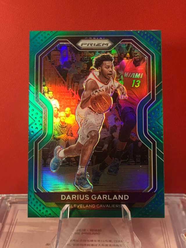 （老末代拍)D16 2020-21 Panini prizm Darius Garland 達里厄斯 加蘭 騎士隊 熱門球星 PZ 正base 綠折  順豐寄付 免費代拍 不保卡品