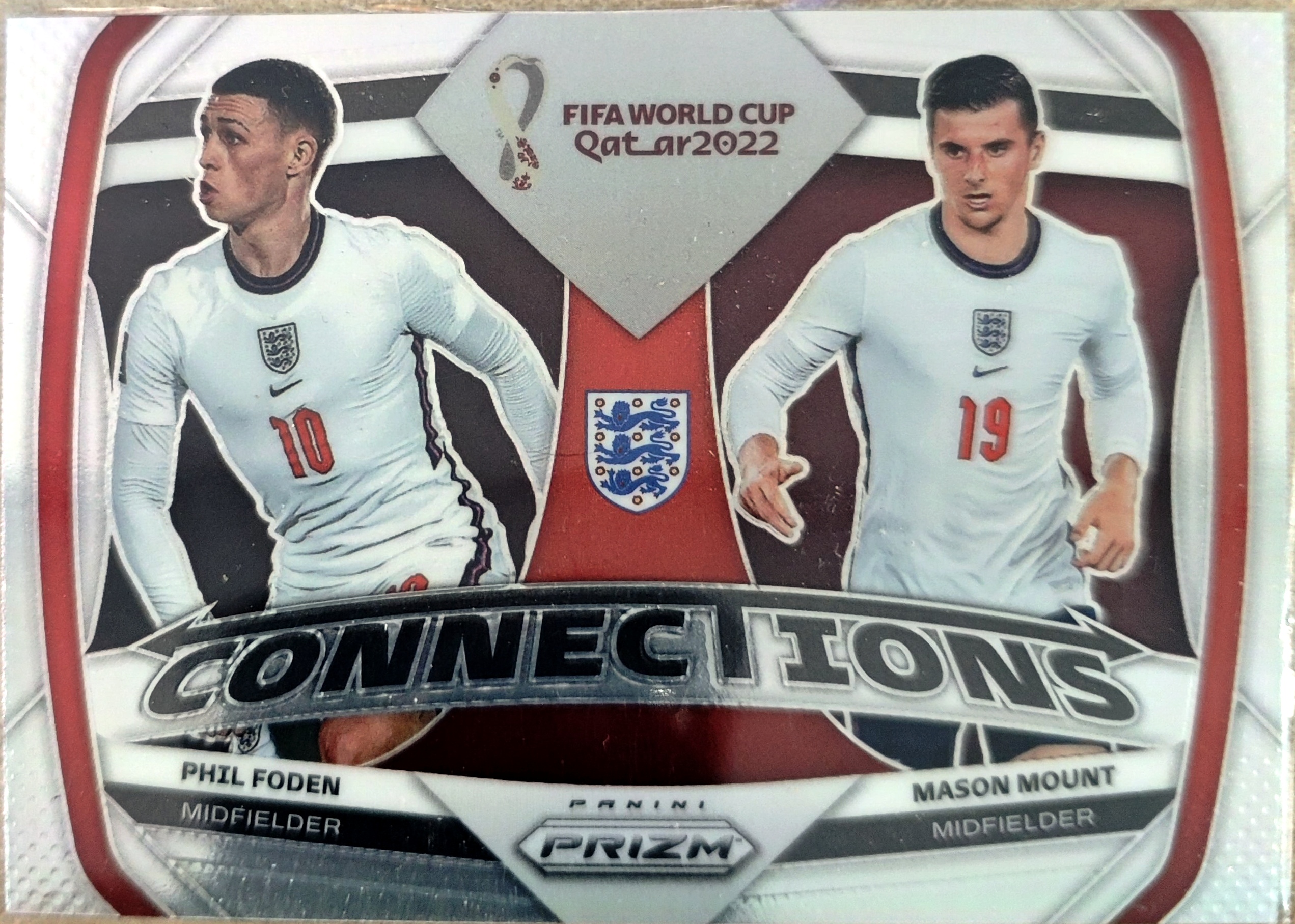 2022 Panini Prizm Phil Foden 世界杯PZ 菲尔 福登 太子 梅森 芒特 英格兰 双人连线特