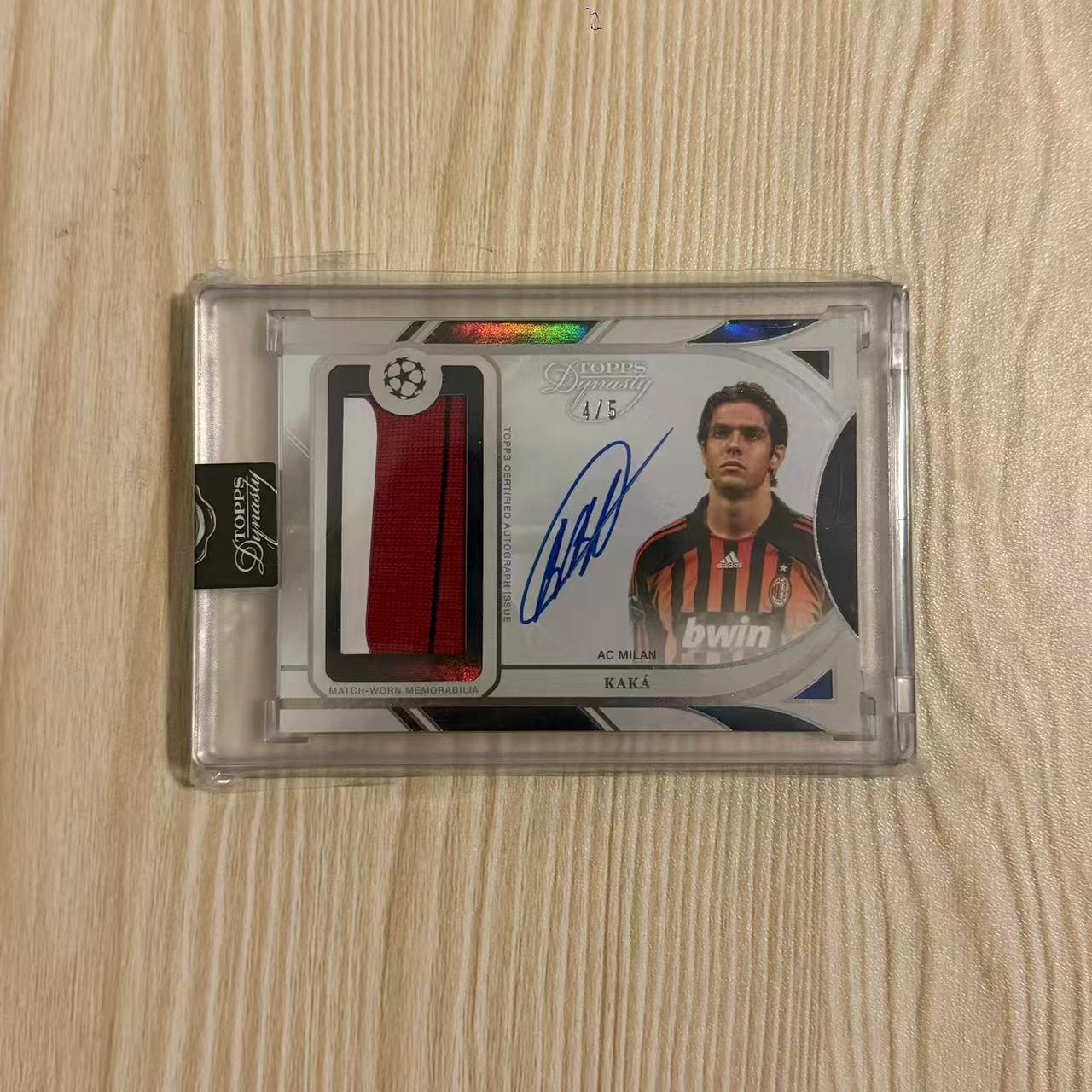 2024-25 Topps Dynasty Kaká 王朝 AC米兰 皇马 巴西 卡卡 PA 签字 卡签 patch 原封砖 球衣切割 5编 ...