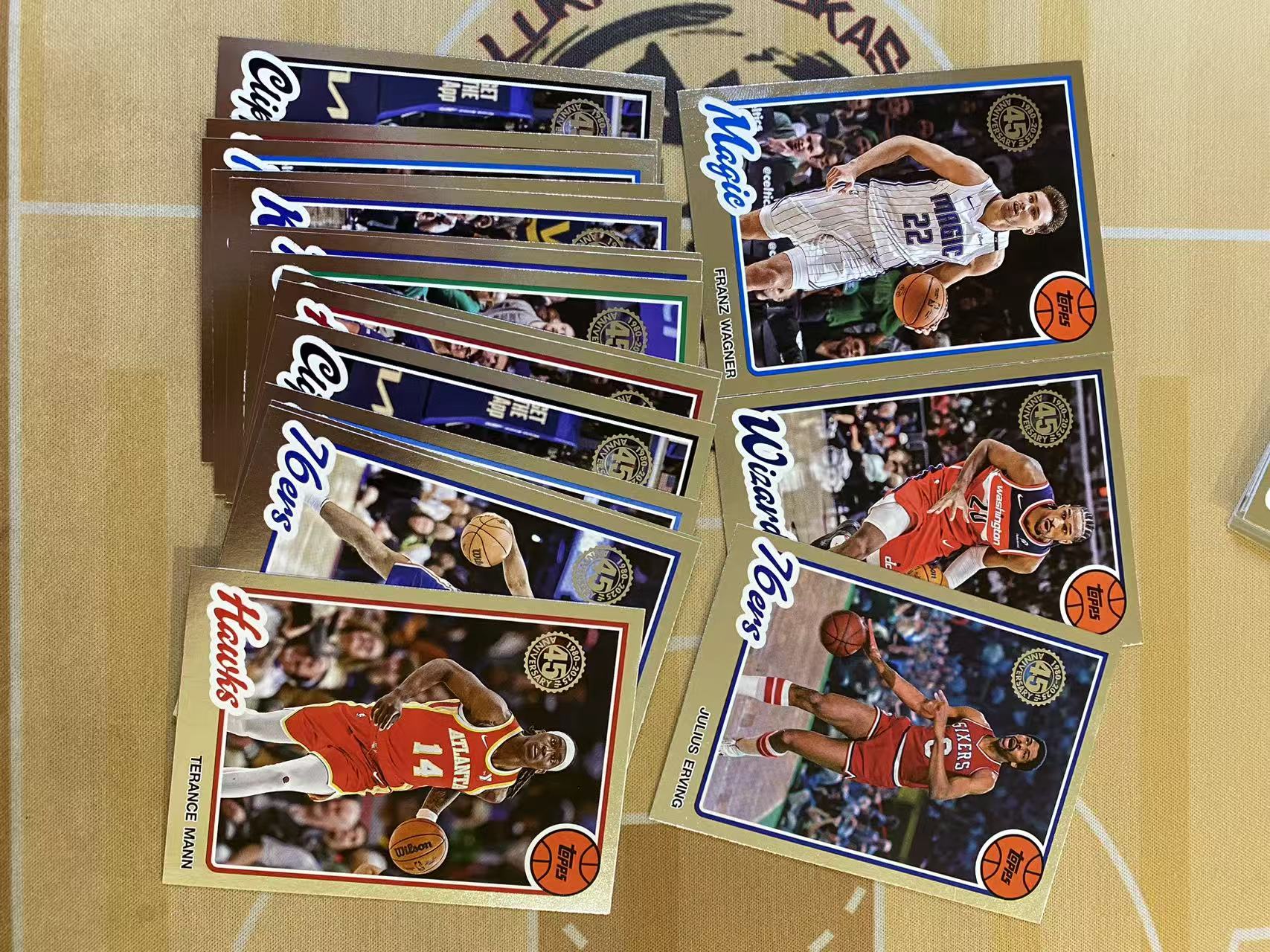 撸卡厮 Lukas 2025 topps 45周年特卡 瓦格纳 J博士 萨尔 打包(nq)