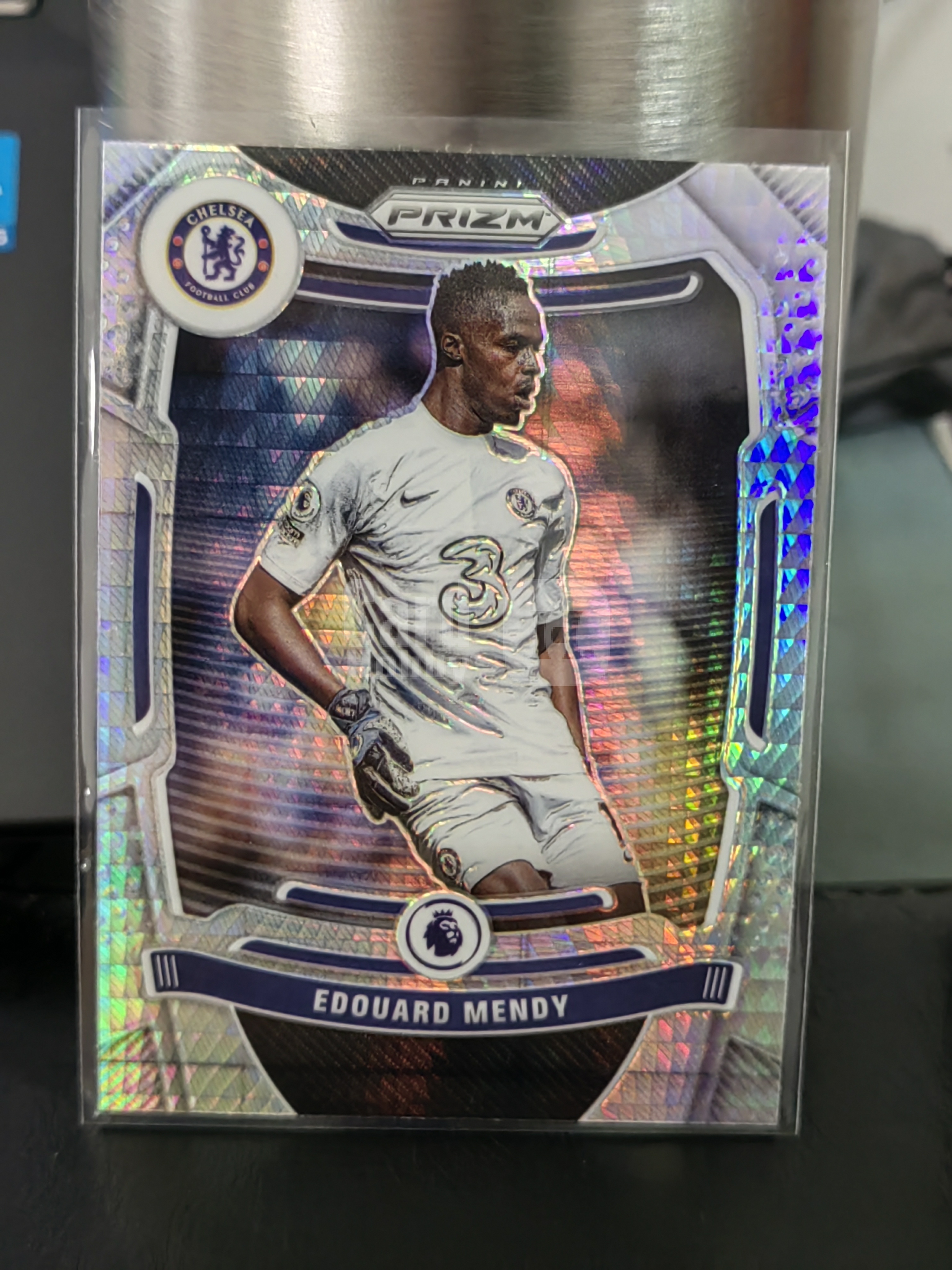 2021-22 Panini Prizm Edouard Mendy PZ 爱德华 门迪 切尔西 hyper折 英超 足 白边白角 不保卡品 卡品如图