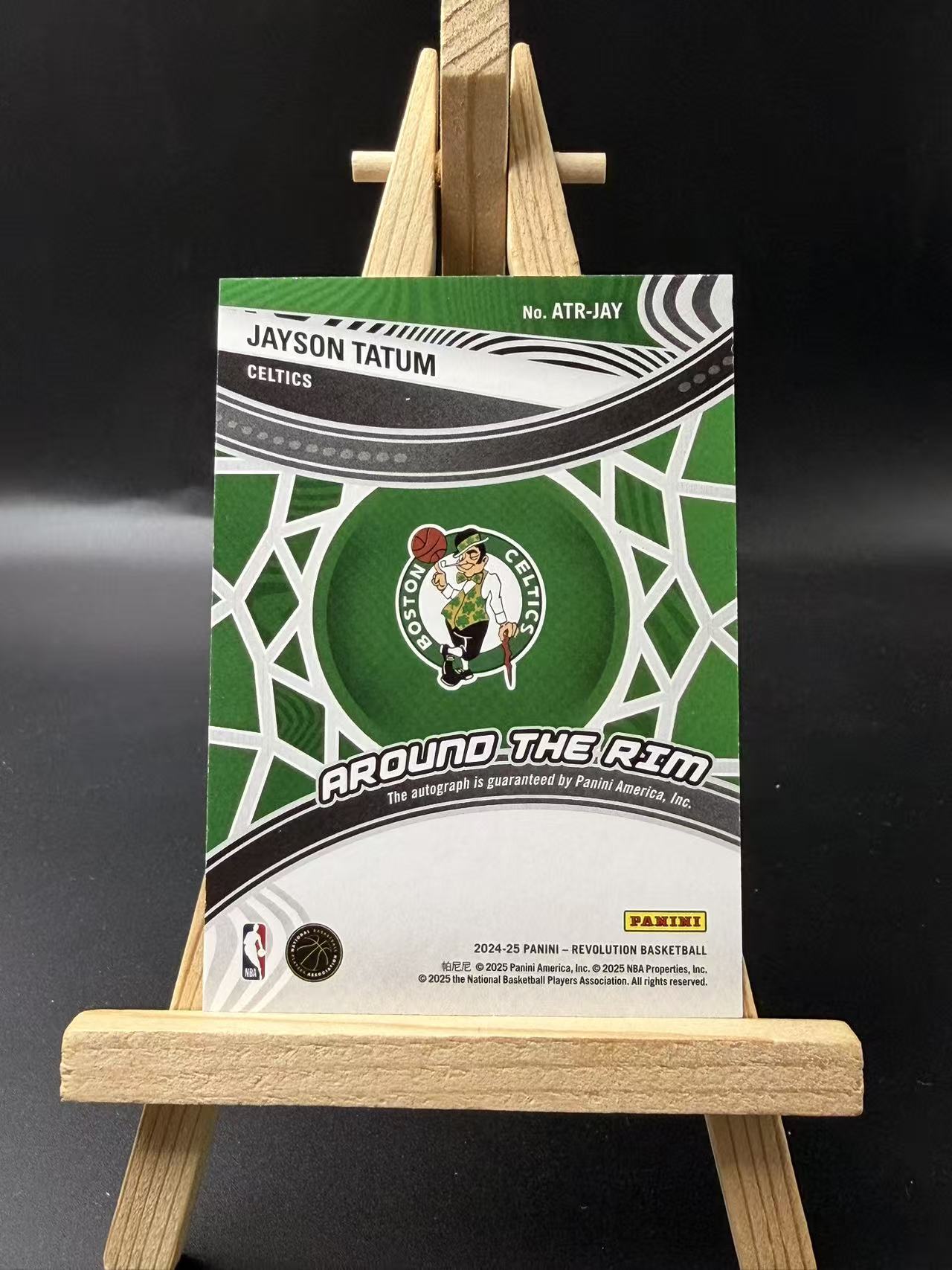 2024-25 Panini Revolution Jayson Tatum 【YT拍卖】 杰森 塔图姆 獭兔 凯尔特人 革命 贴签 签字 折射 点点折~闪电q