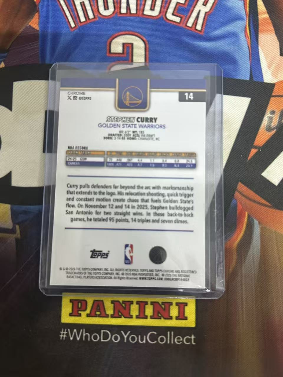 2026 Topps Chrome Stephen Curry 【小猪包代卖】库里 熔岩折 Wave Refractor 折射 base 凑套