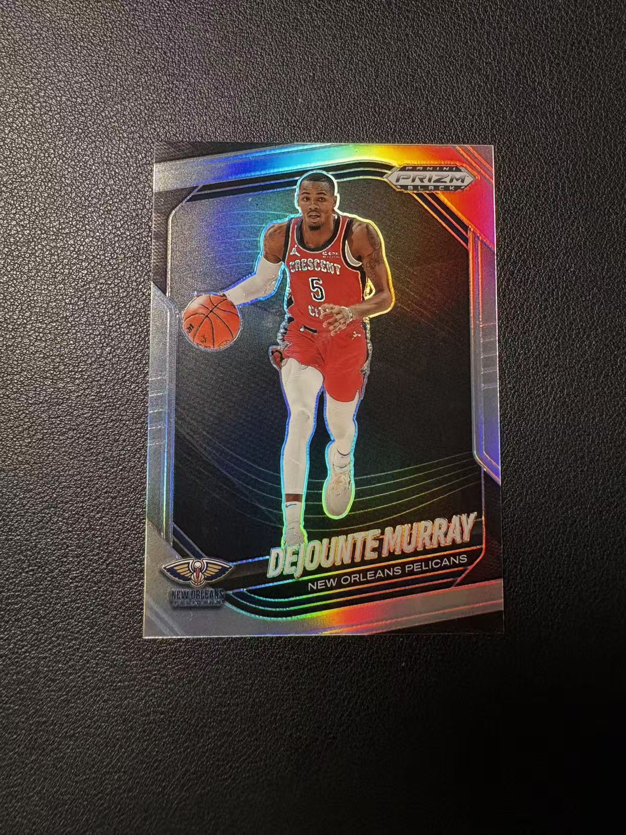 2024-25 Panini prizm black Dejounte Murray 德章泰 穆雷 银折 折射 微瑕 专收必备 卡品如图 N1