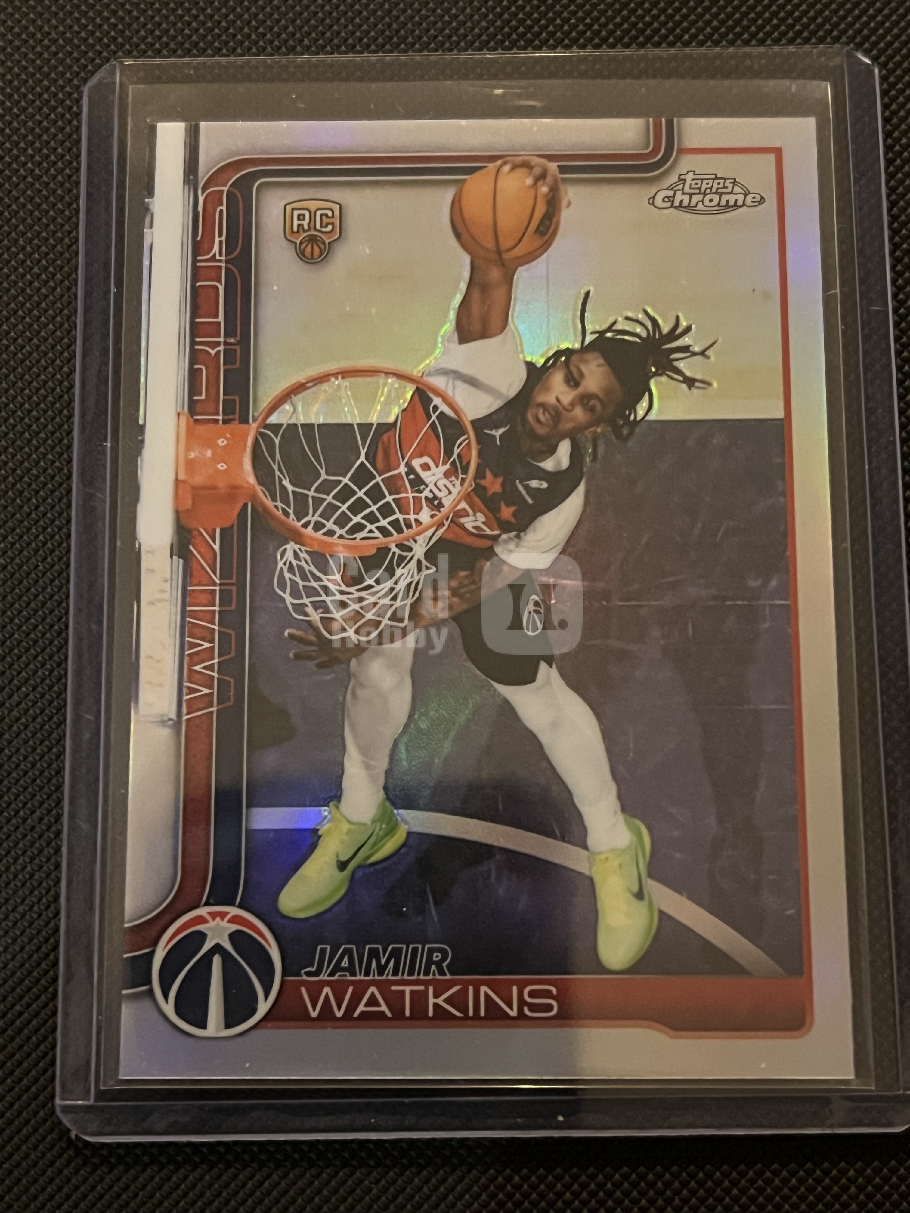 2026 Topps Chrome Jamir Watkins RC #194 奇才 贾米尔·沃特金斯 正base 新秀RC 银折 折射卡!!潜力新秀 未来可期 凑套必备!!