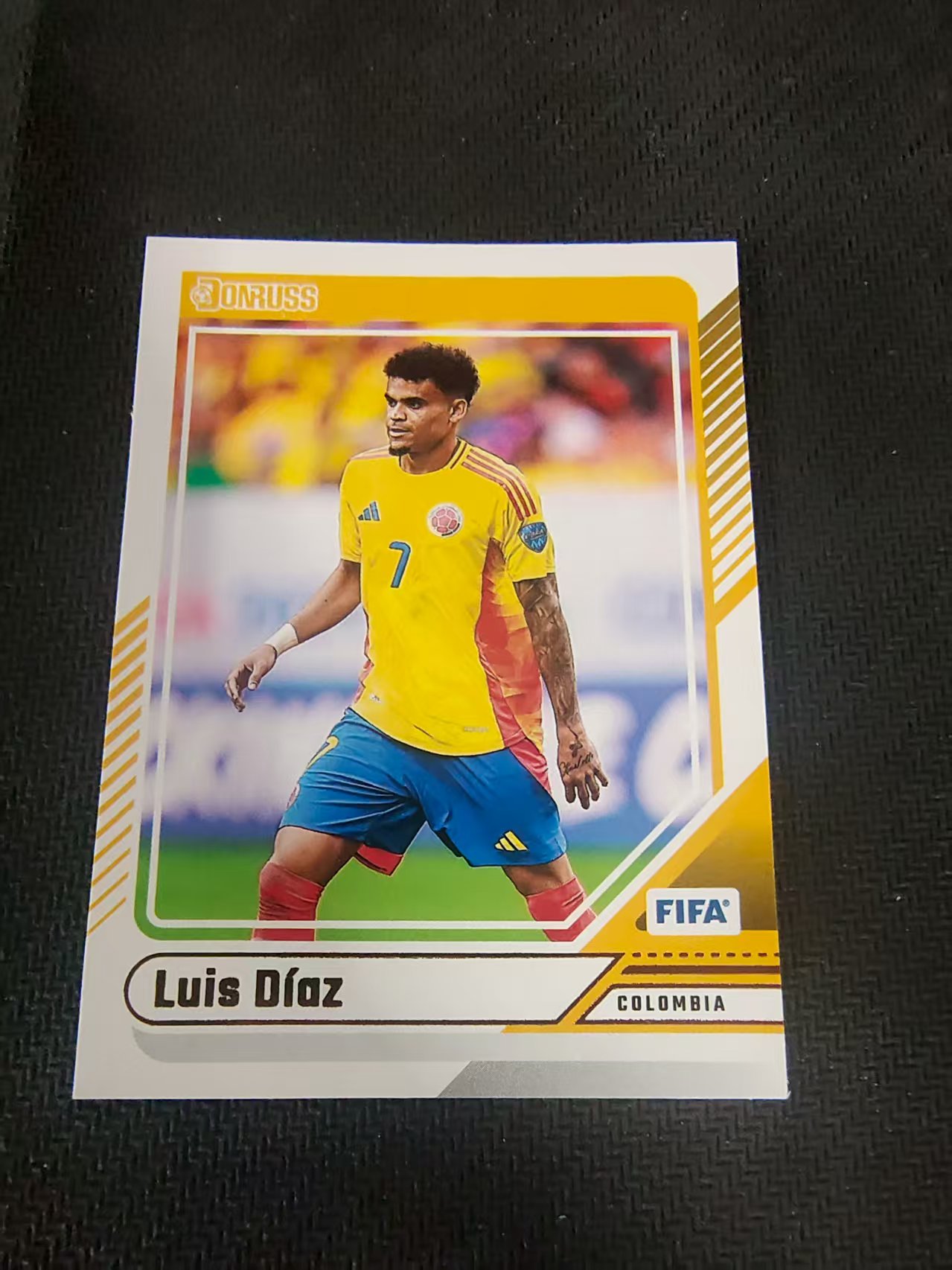 【可合并,不累计】2024-25 Panini Donruss luis diaz 刘易斯 迪亚兹 利物浦 哥伦比亚 FIFA 杜蕾斯 划痕 边角瑕疵 #91