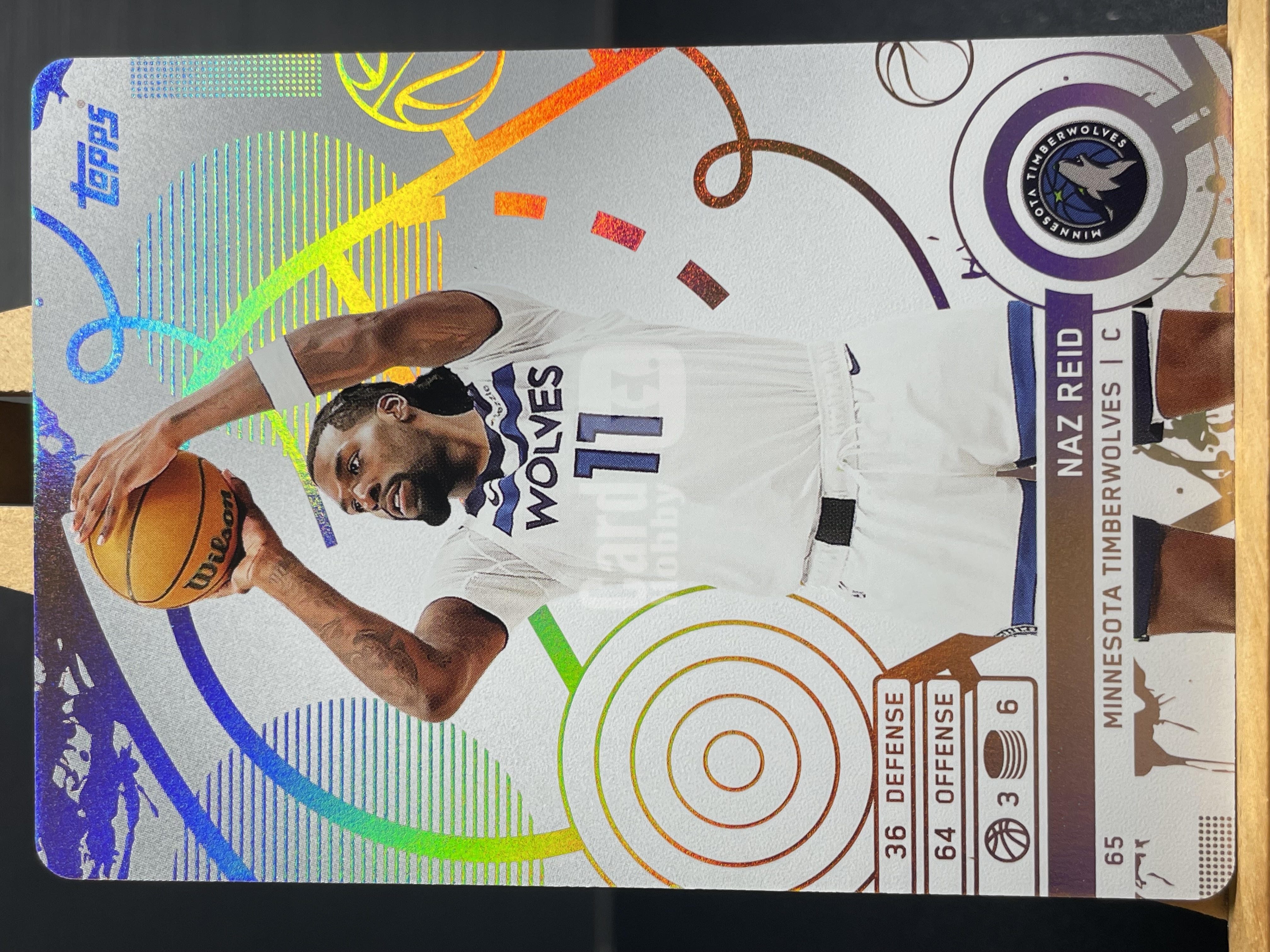 (T3)  2025 TOPPS 折射 ‌纳兹 里德   森林狼   近期大热球星  收藏凑套必备 卡品如图 ！！！